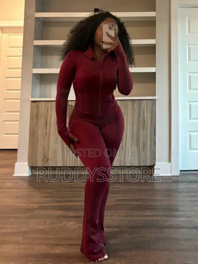 Comfy Zip-Up Gym Set