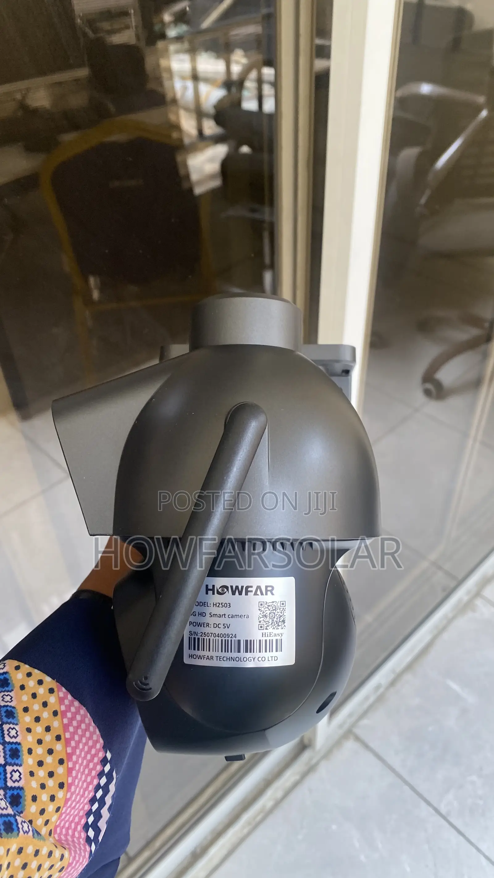 (H2503) Aov Dual Lens CCTV Camera – Free Simcard /E-Sim, Solar Powered