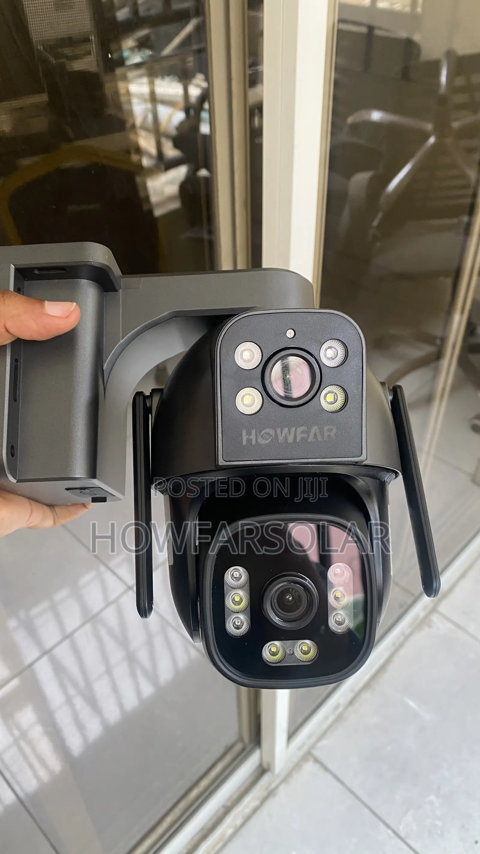 (H2503) Aov Dual Lens CCTV Camera – Free Simcard /E-Sim, Solar Powered
