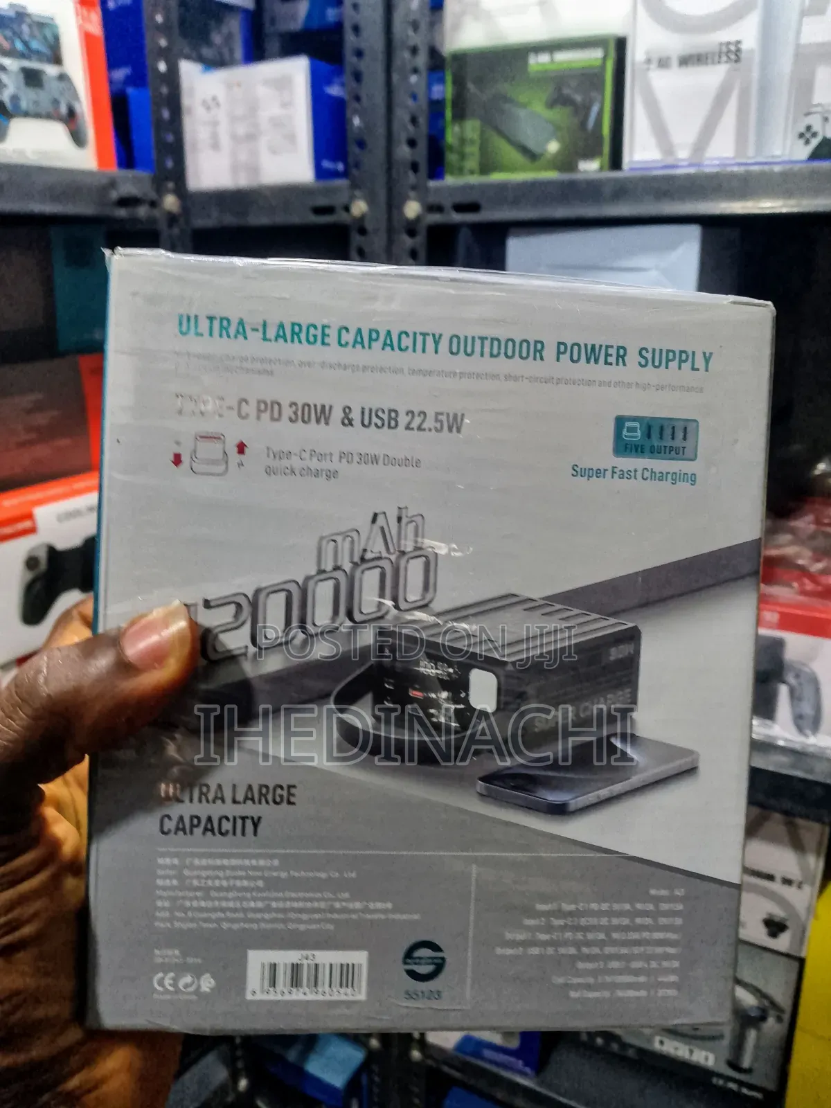120,000 Mah Toko Power Bank