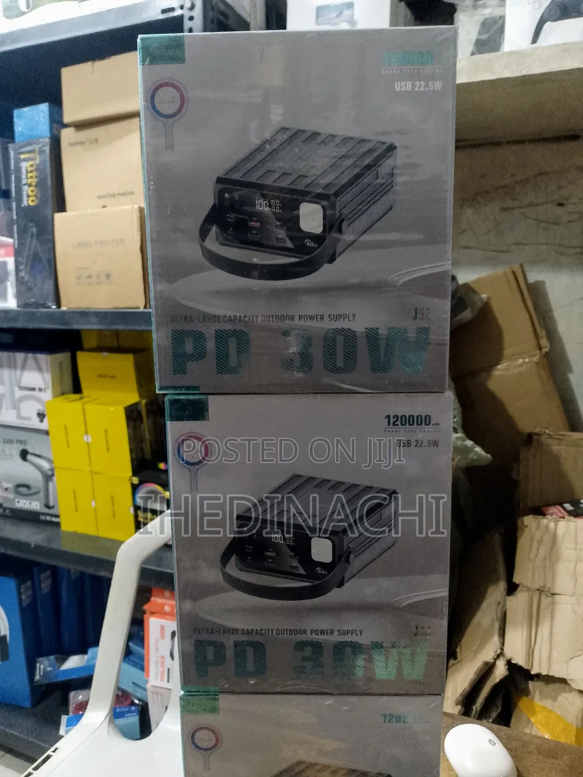 120,000 Mah Toko Power Bank