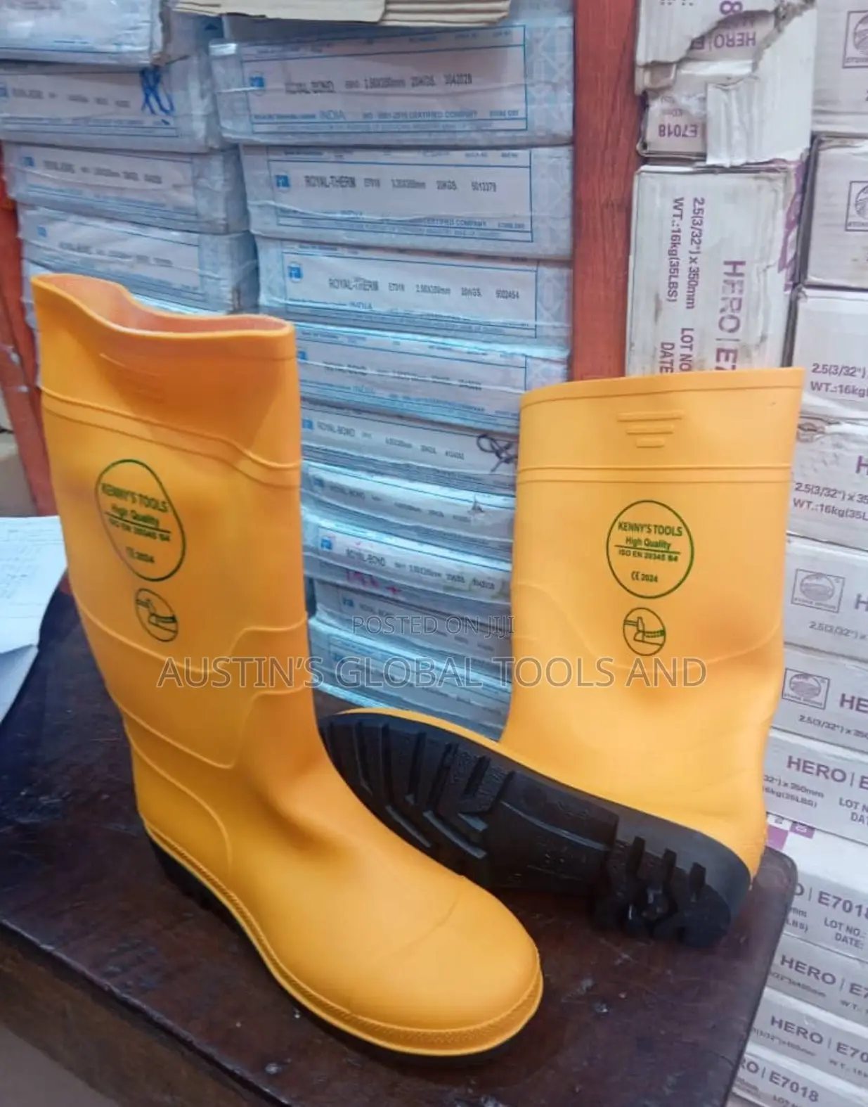 Pvc Safet Rain Boot