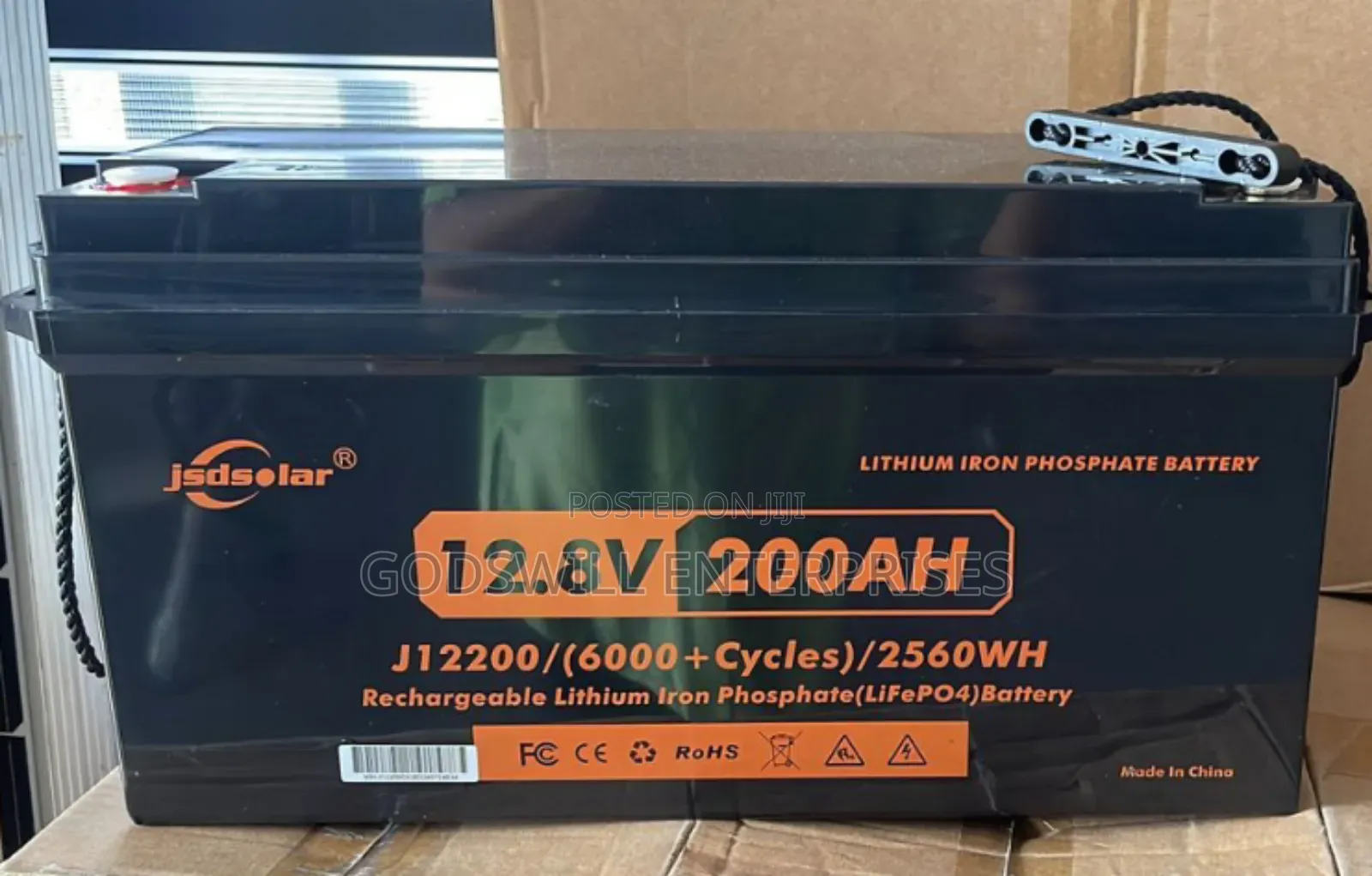 JSD Solar 2.5kwh Lithium Battery 12v 200a