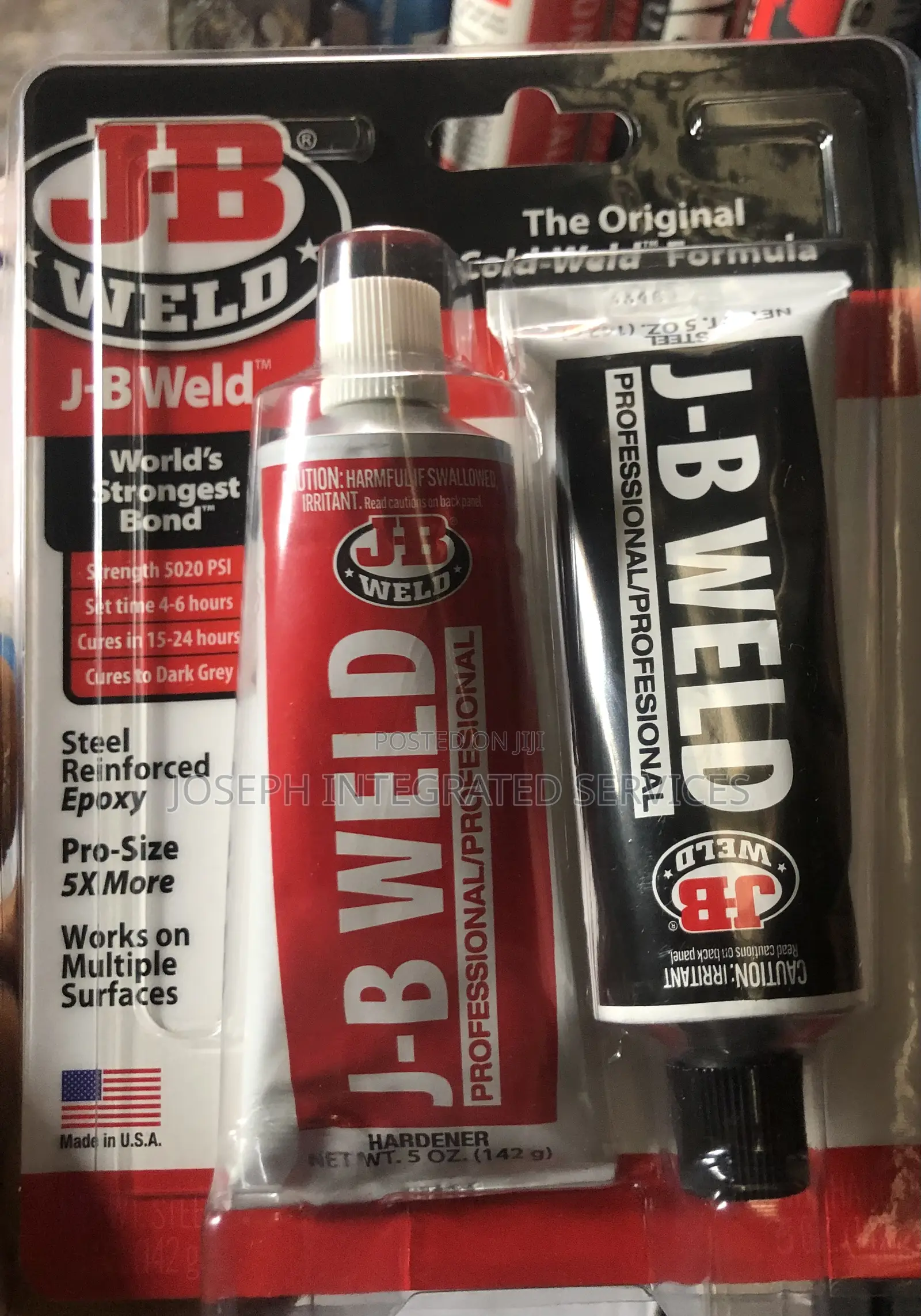 J-B Weld Professional Size Steel Reinforced Epoxy Two-Part Cold-Weld