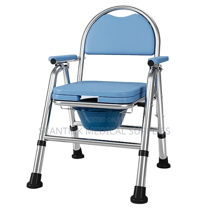 Reinforced Commode Chair for Extra Strength and Durability