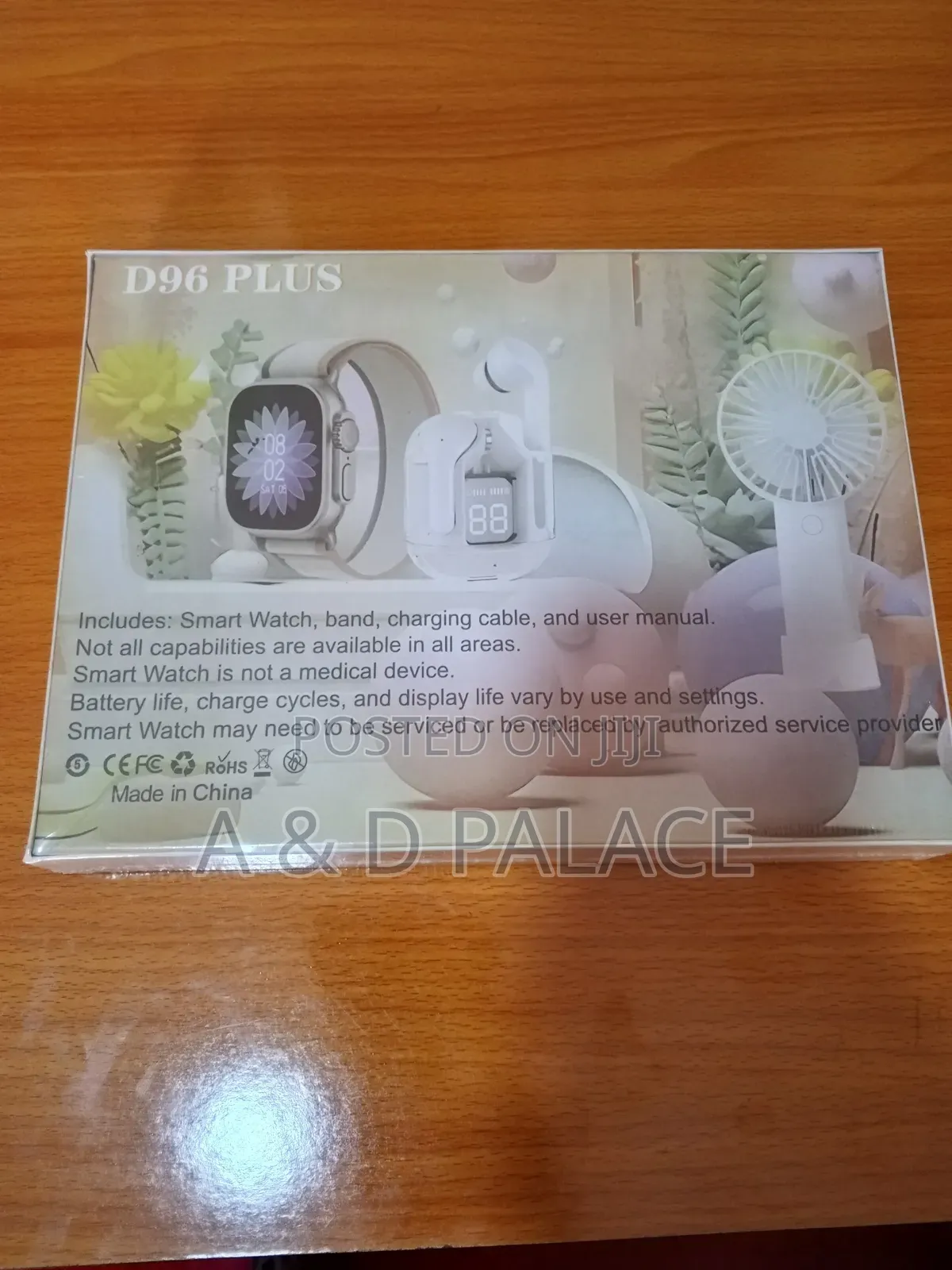 Plus Smart Watch 7in1 Bluetooth Earphone Set
