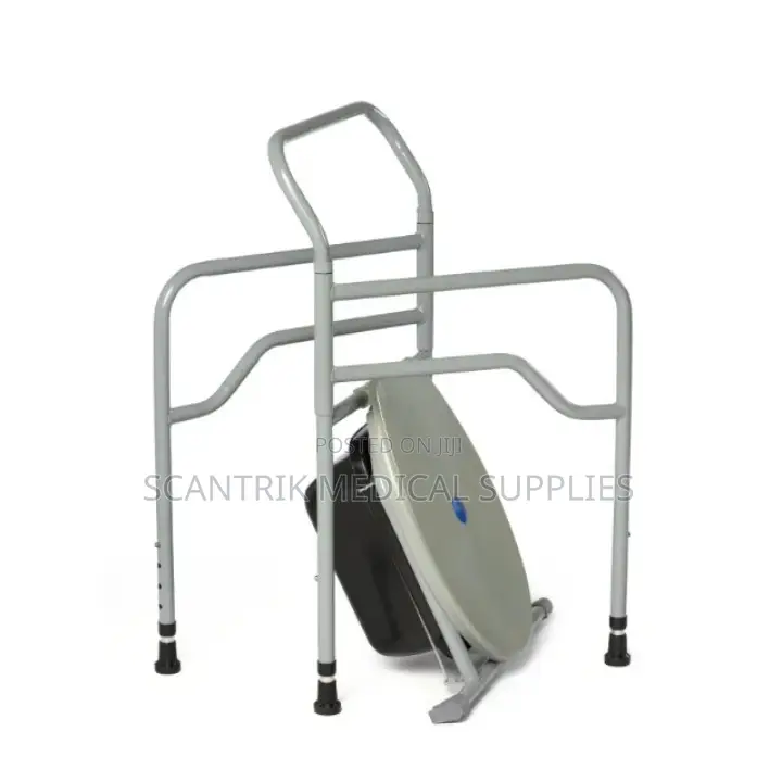 Reinforced Steel Commode Chair for Long-Term Use