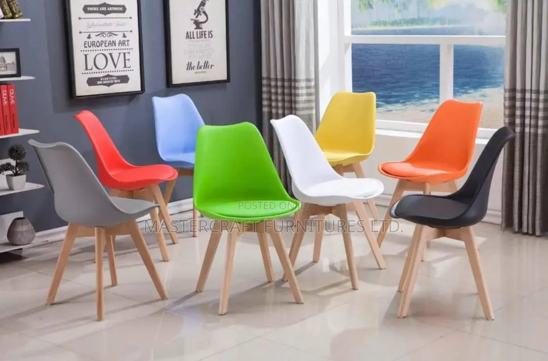 Wooden Leg Restaurant Chairs Different Colors . Each