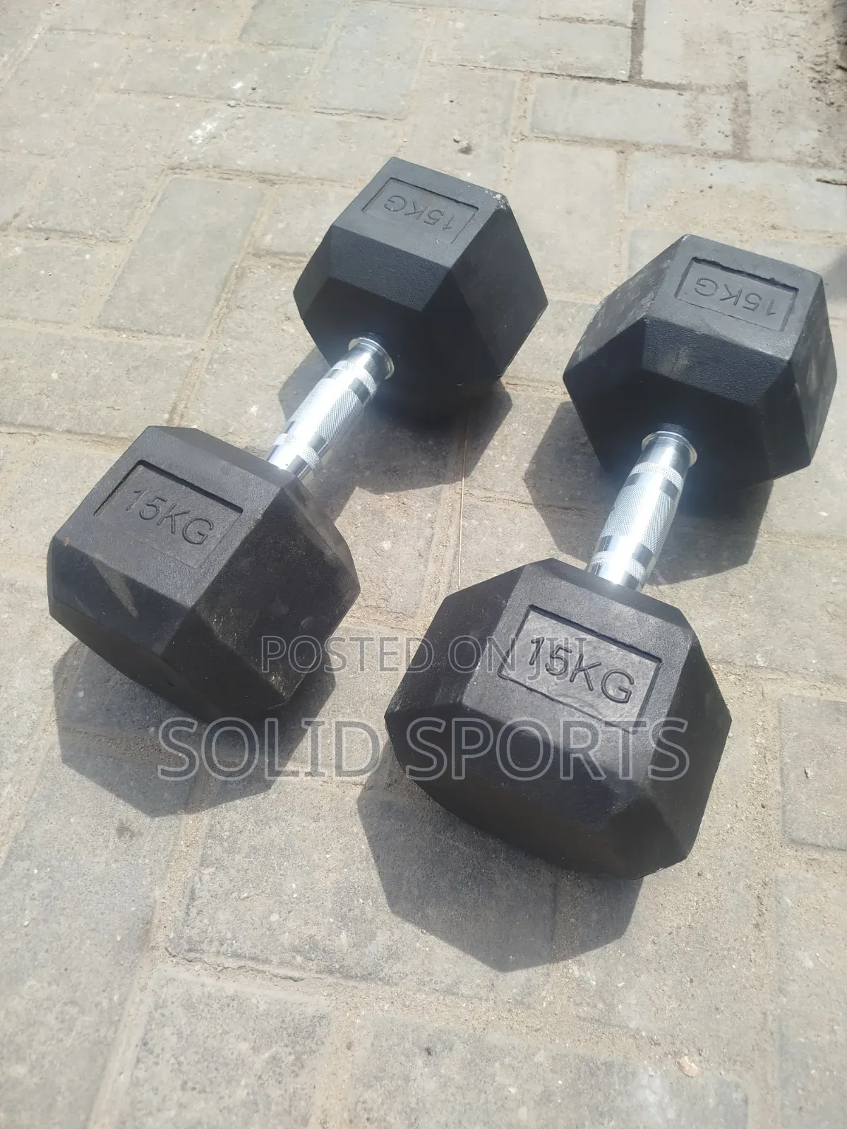 30kg Hexagon Dumbbells Original