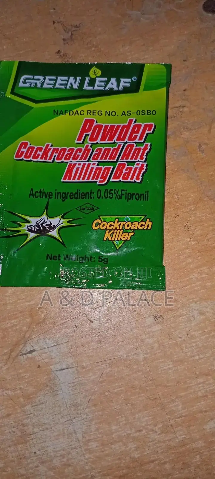 Green Leaf Cockroach and Ant Killing Powder X 20