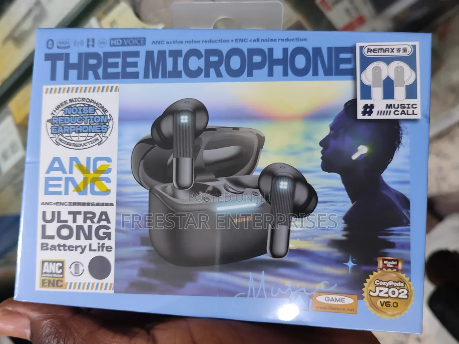 Remax Cozypods Jz02 Bluetooth Earbuds Anc.