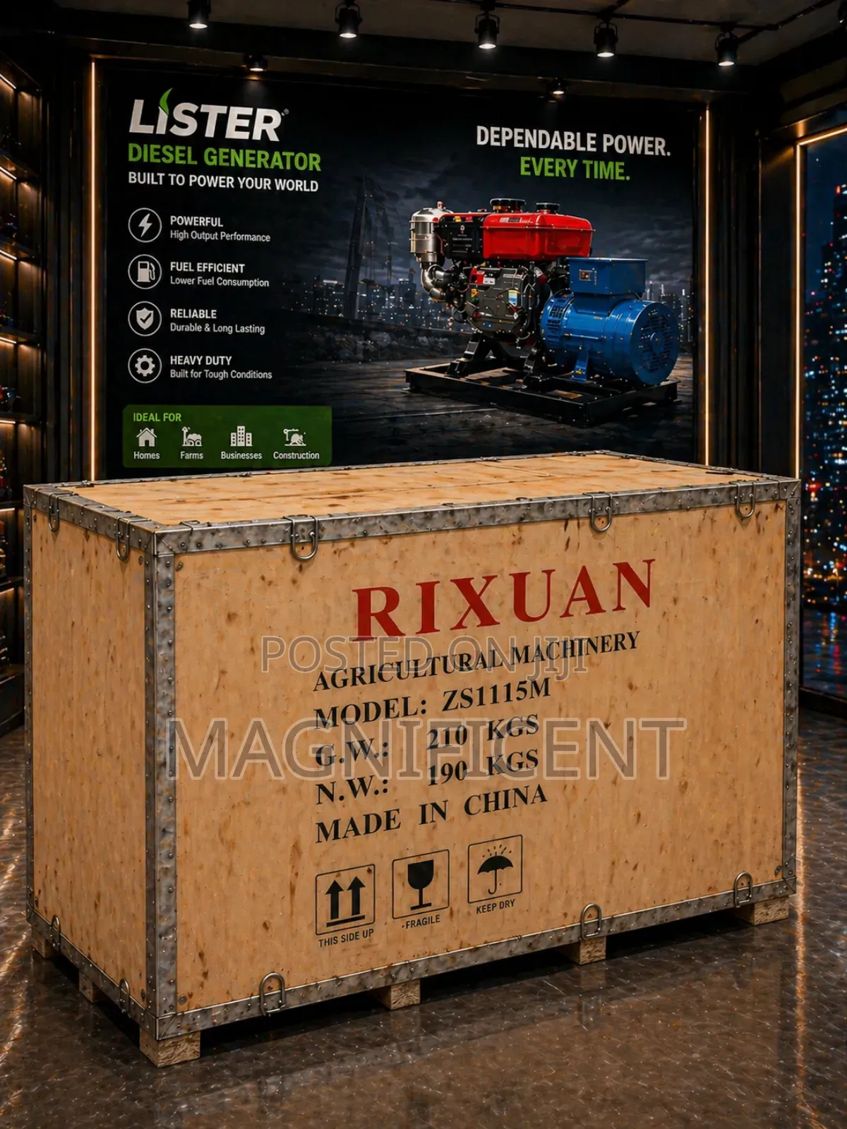 Rixuan 15kva Diesel Generator – Heavy-Duty Industrial Power Eng