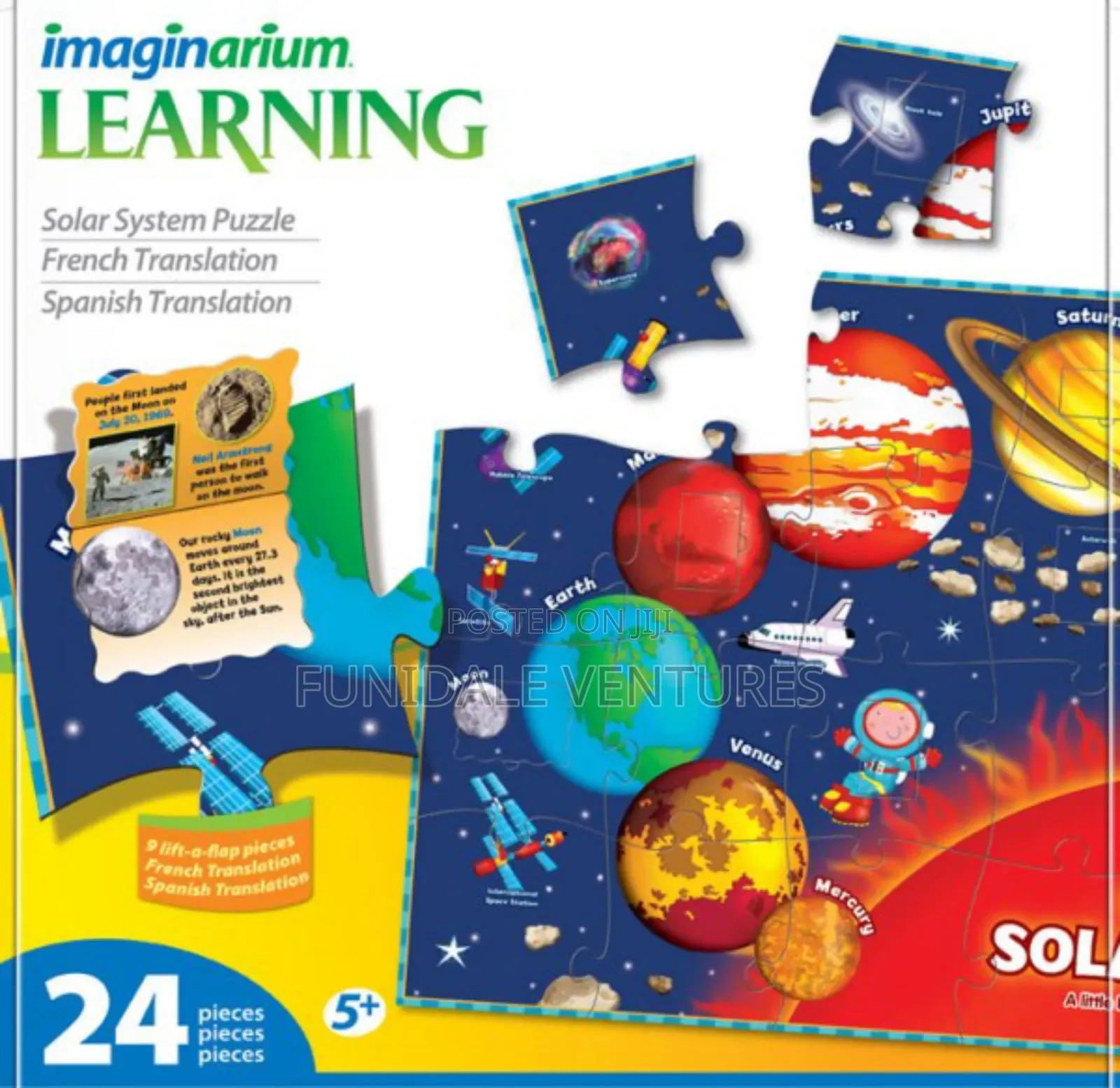Lift Back Flap Solar System Puzzle