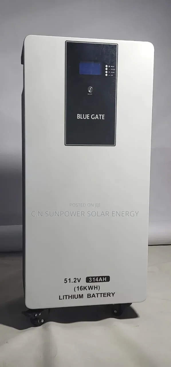 16kwh/51.2v Blue-Gate Lithium-Iron Battery