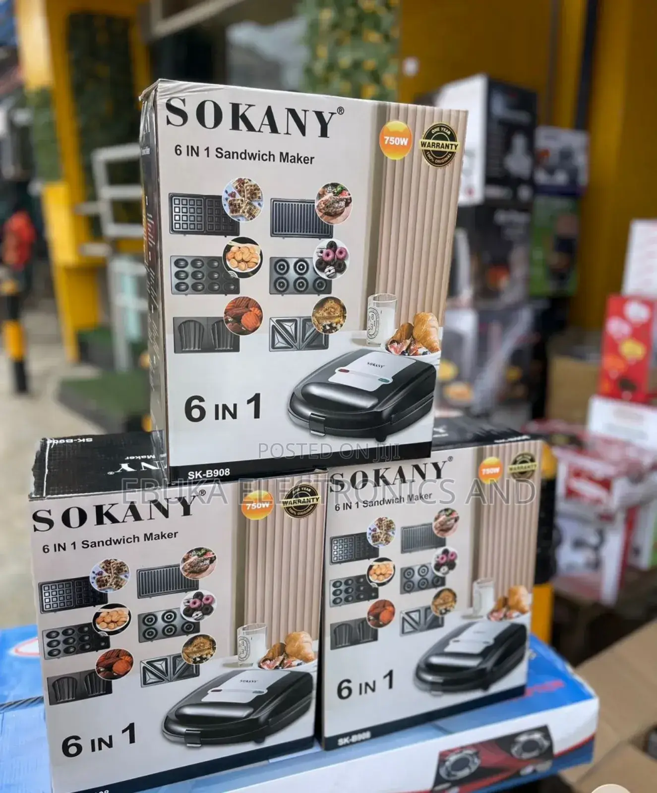 6-in-1 Sokany Sandwich Maker/Toaster Is Available Now