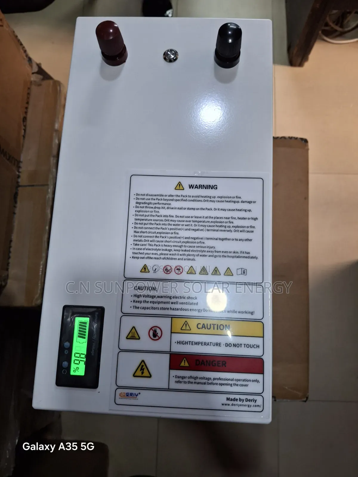 3.5kwh/12v Deriy Lithium-Iron Battery