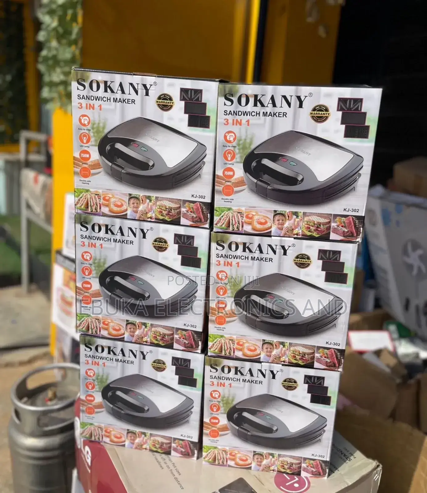 3-in-1 Sokany Sandwich Maker/Toaster Is Available Now