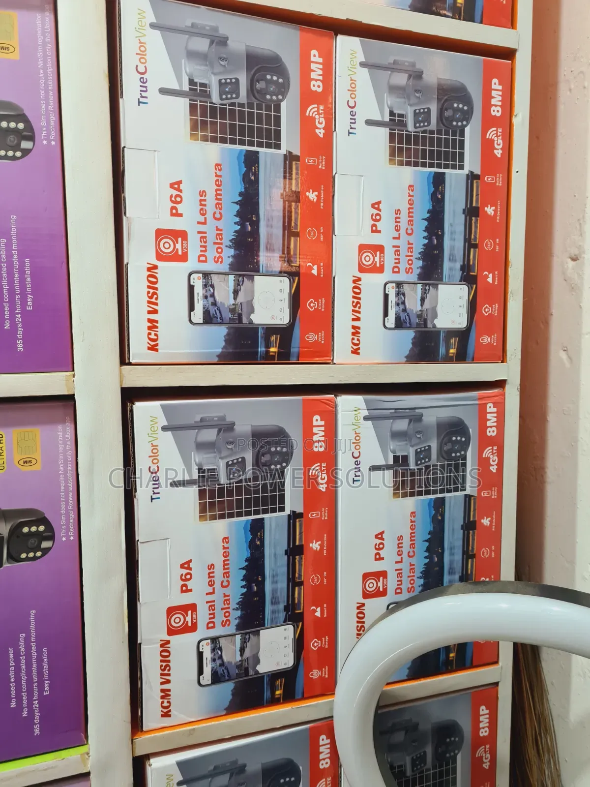 Dual Lens Solar CCTV Camera