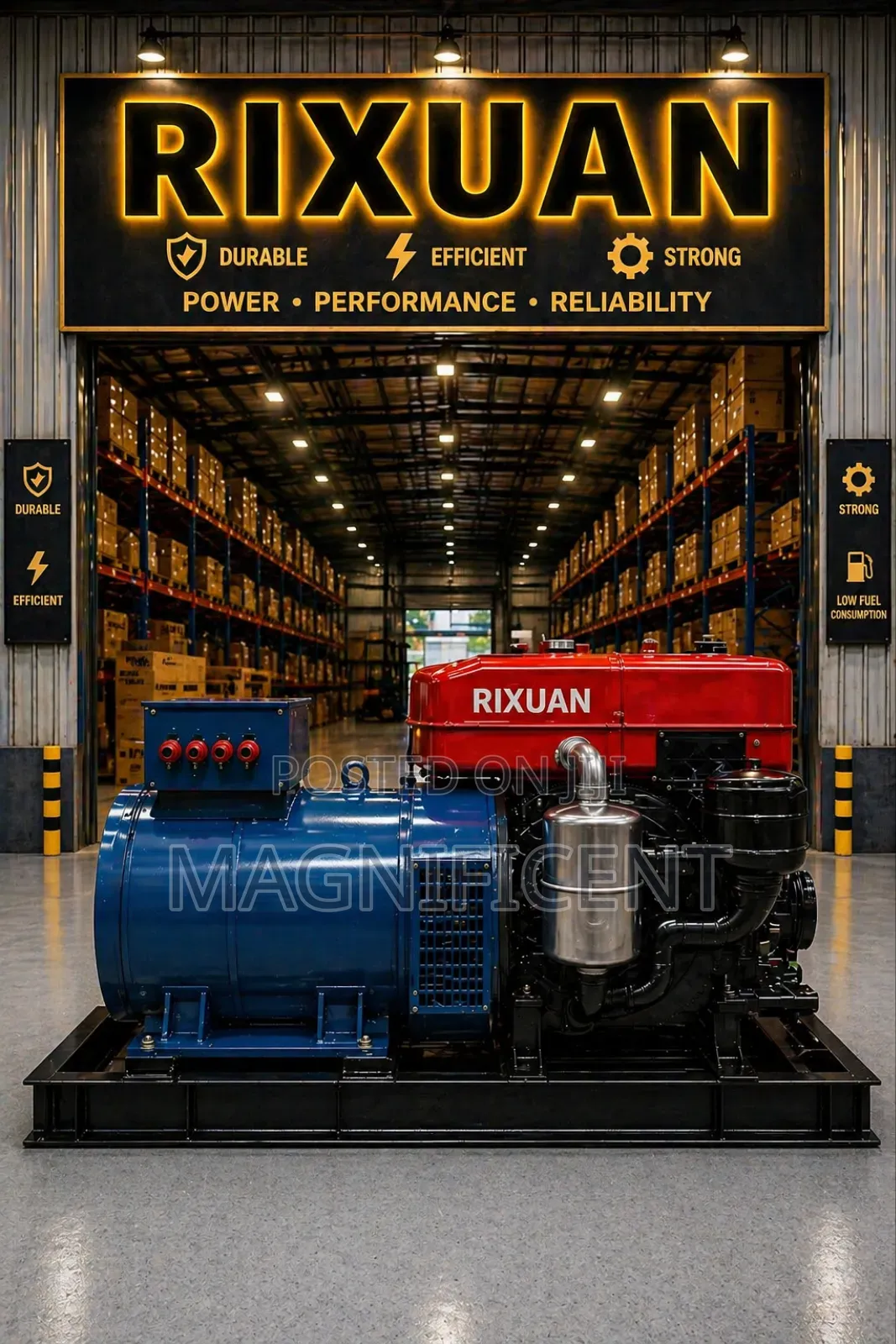 Rixuan 12.5kva Diesel Generator – Heavy-Duty Reliable Power Solution