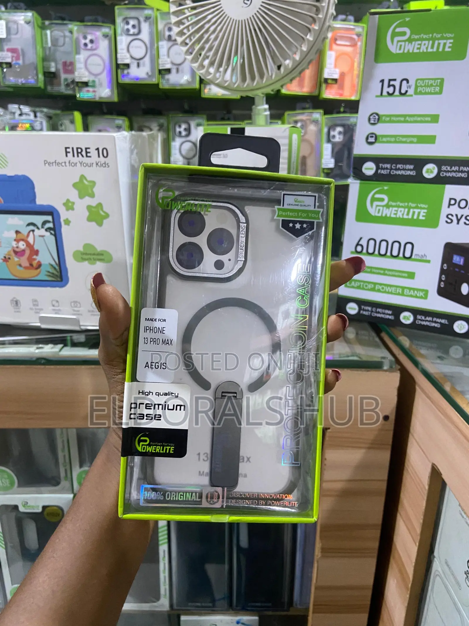 Magnetic Stand Case for iPhone 13 Pro Max Clear Shockproof Cover