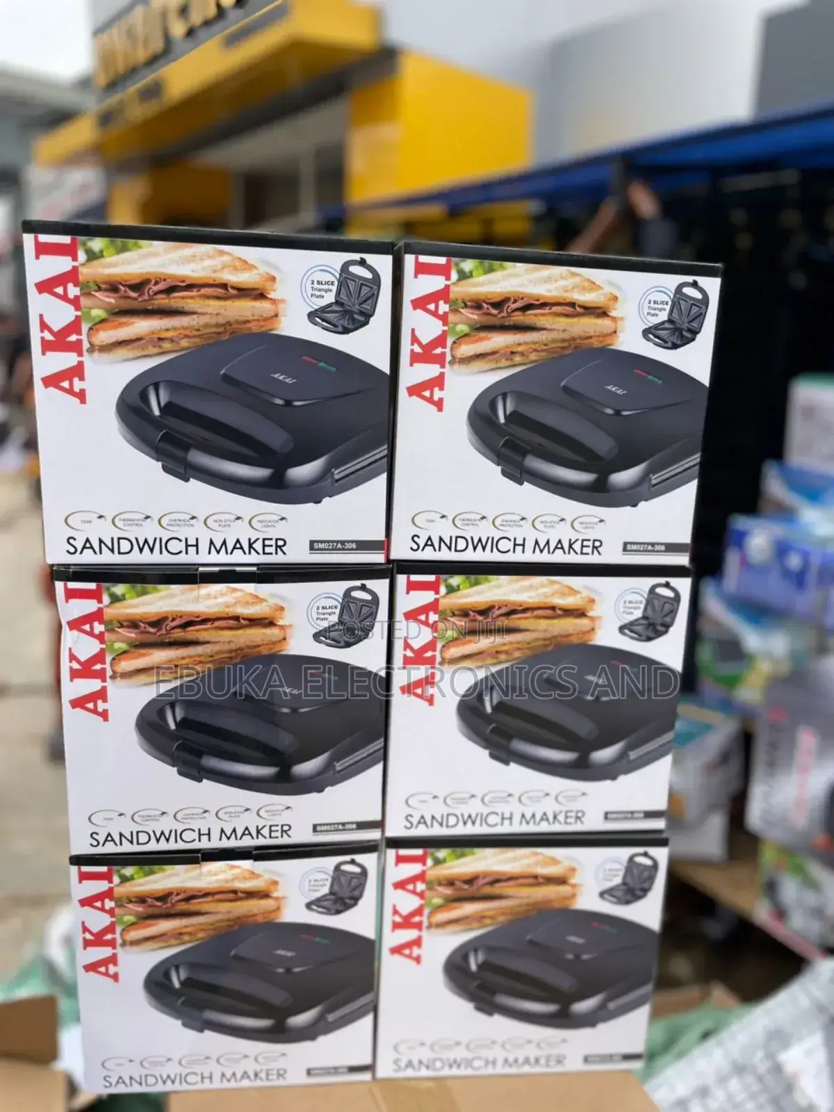 Akai Sandwich Maker/Toaster (Sm026a-308)Is Available Now