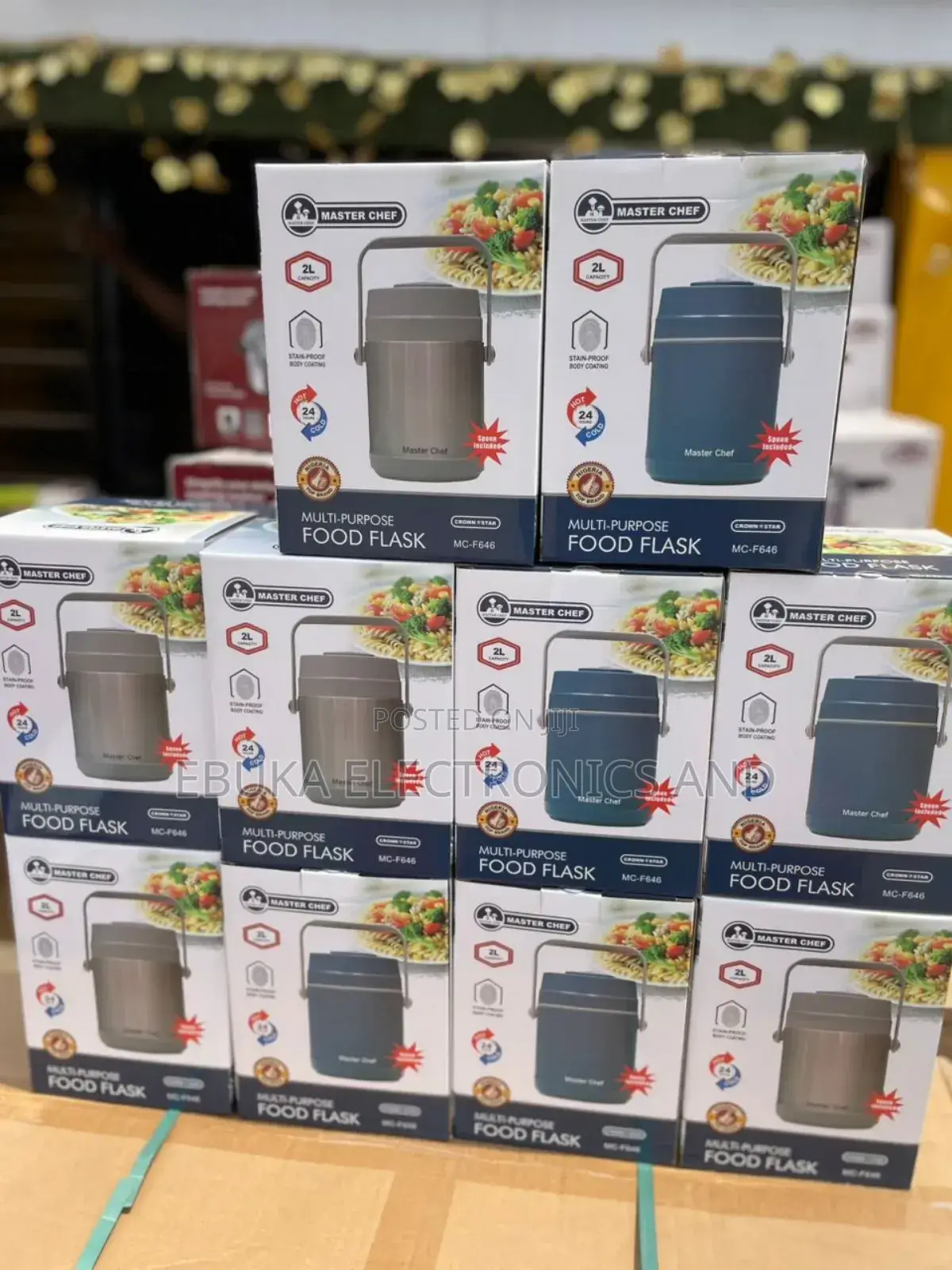 2l Masterchef Crownstar Vacuum Food Flask (Mc-F646) Is Available Now