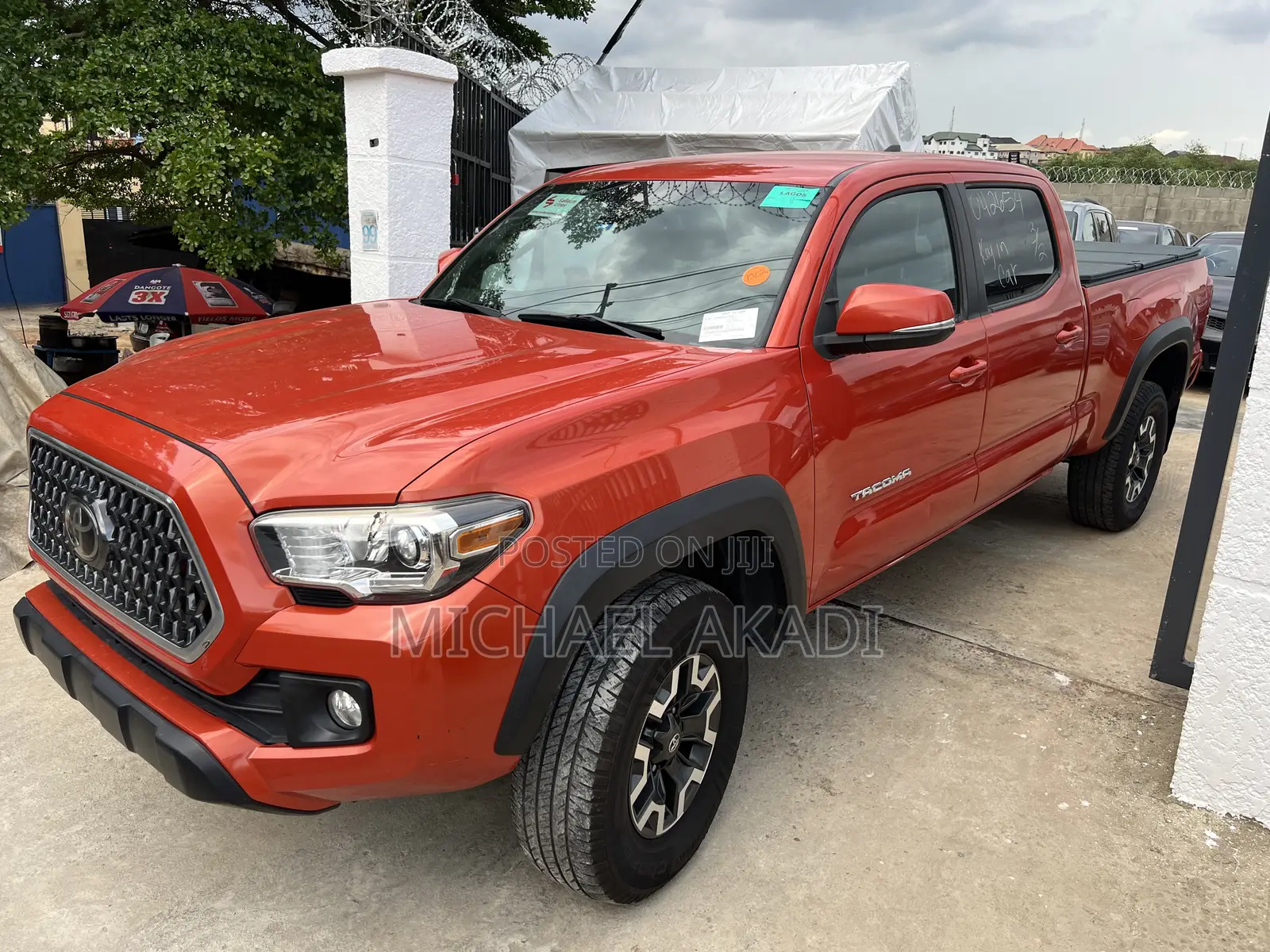 Toyota Tacoma Limited 2018 Red