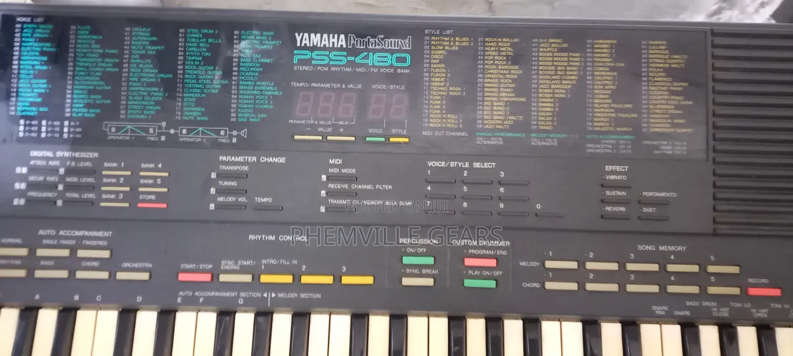 Yamaha PSS 480 Uk Used Children Keyboard