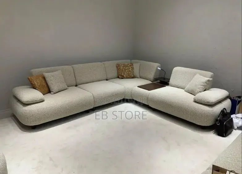 Luxury Curved Sectional Sofa – Modern Elegant Living Room Centerpiece