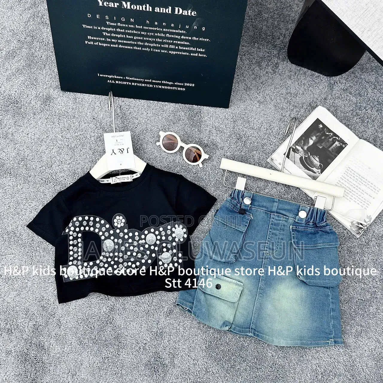 2 Piece Dior Set
Size: 1-6years
P