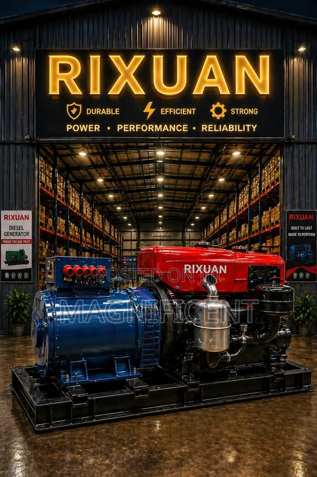 Rixuan 20kva Diesel Generator Heavyduty Industrial Power System Strong