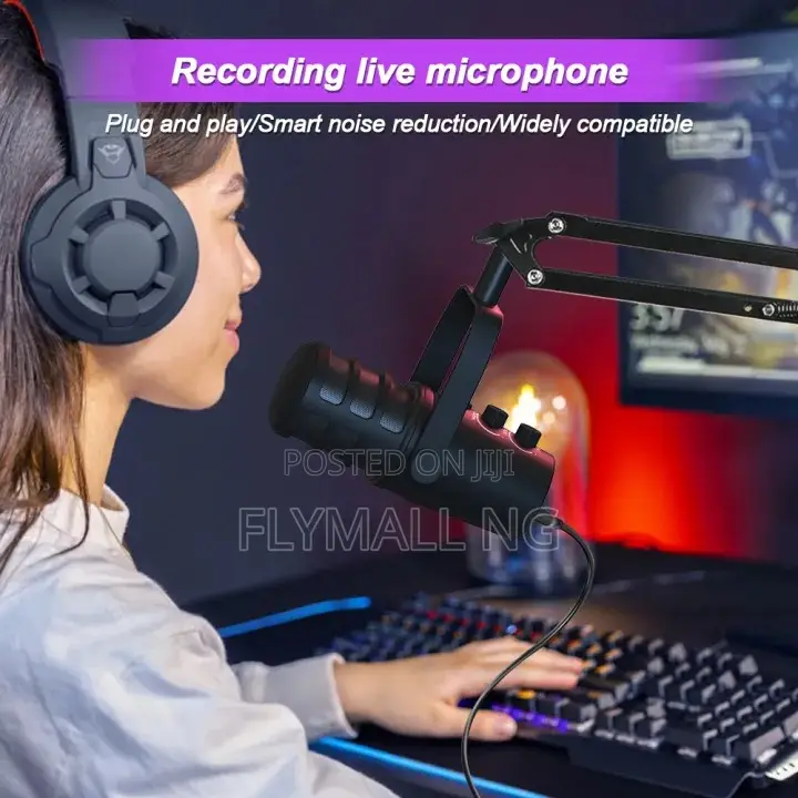 XLR/ Usb Podcast Dynamic Microphone for Recording Streaming Gaming