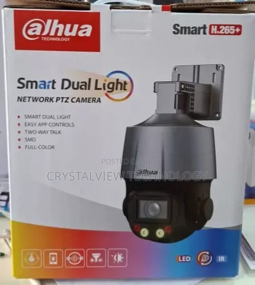 4mp 5x Smart Dual Light Wizsense Network PTZ Camera With Sd Card Slot