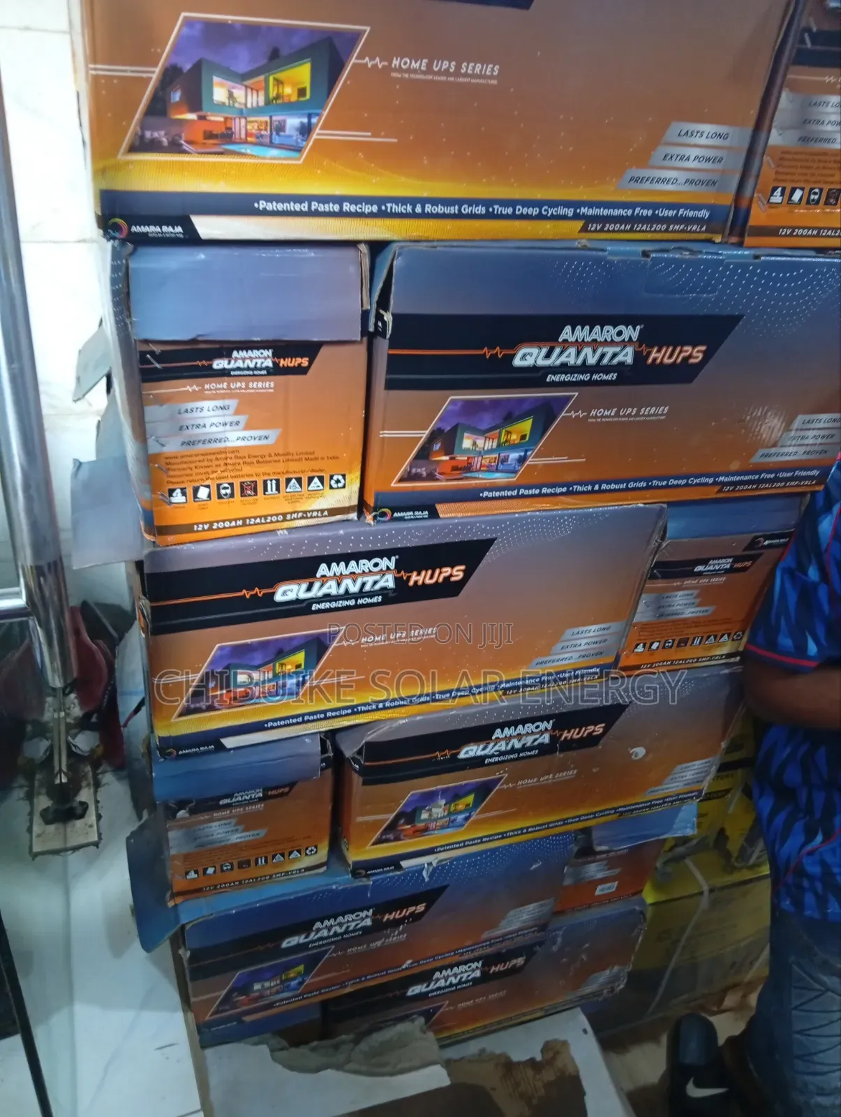 Amaron Quanta Solar Dry Cell Battery 200a/12v