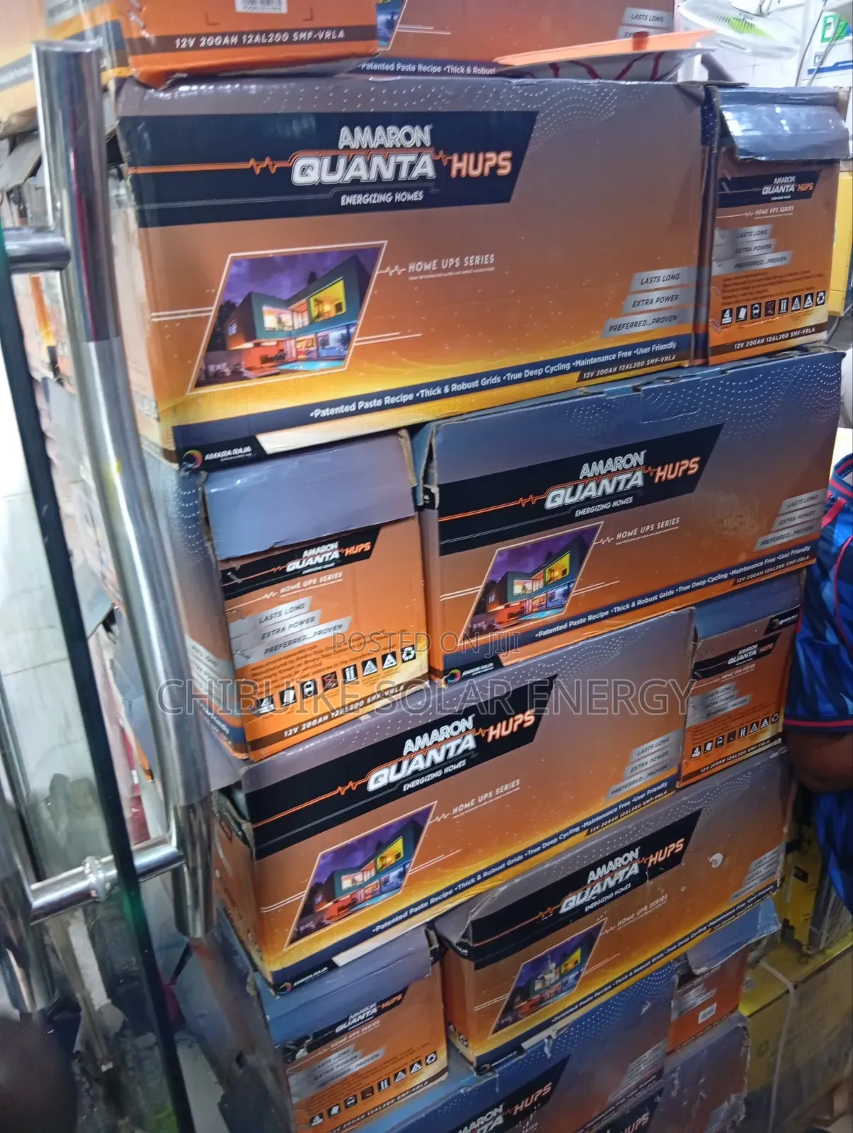 Amaron Quanta Solar Dry Cell Battery 200a/12v