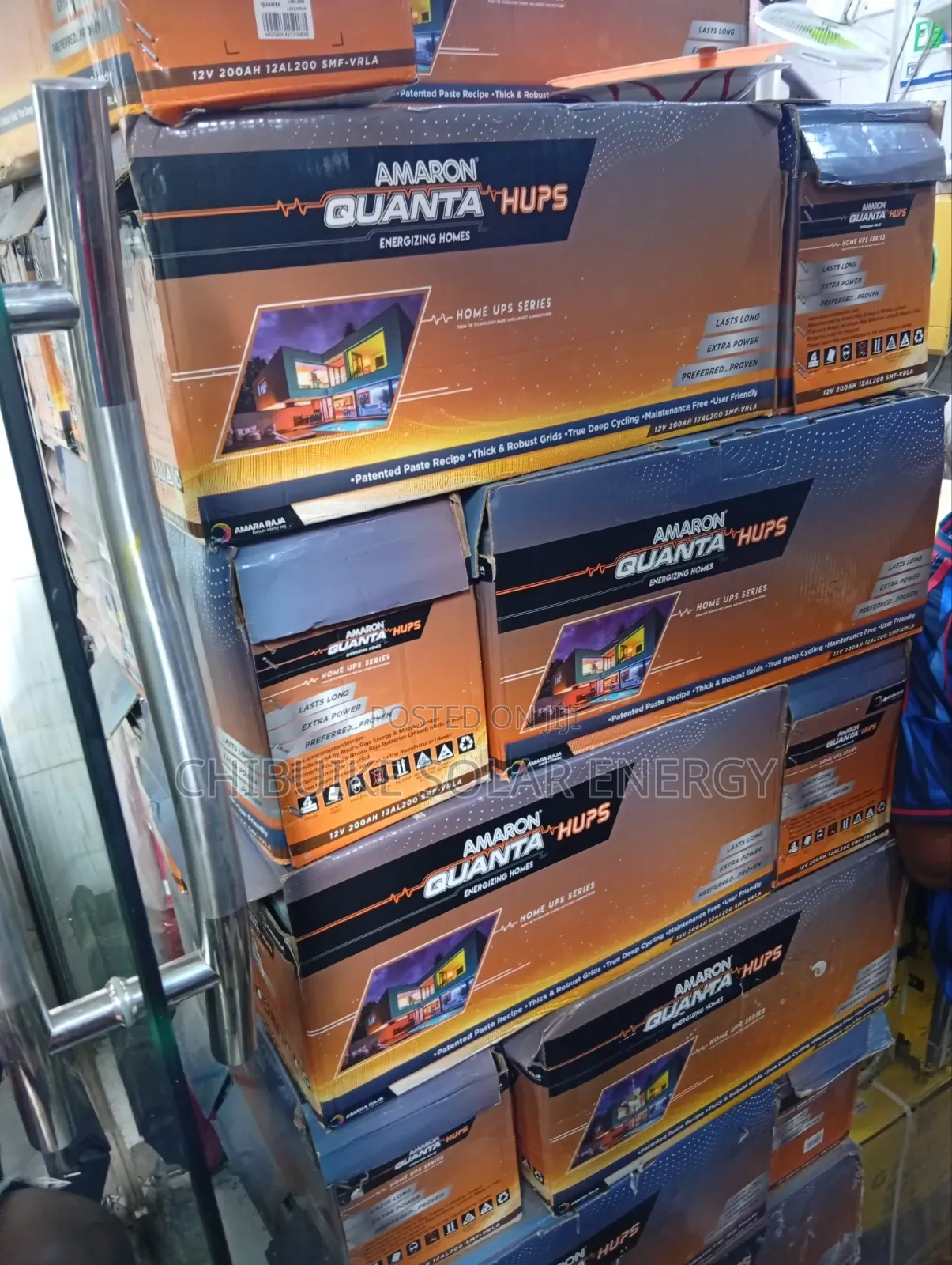 Amaron Quanta Solar Dry Cell Battery 200a/12v