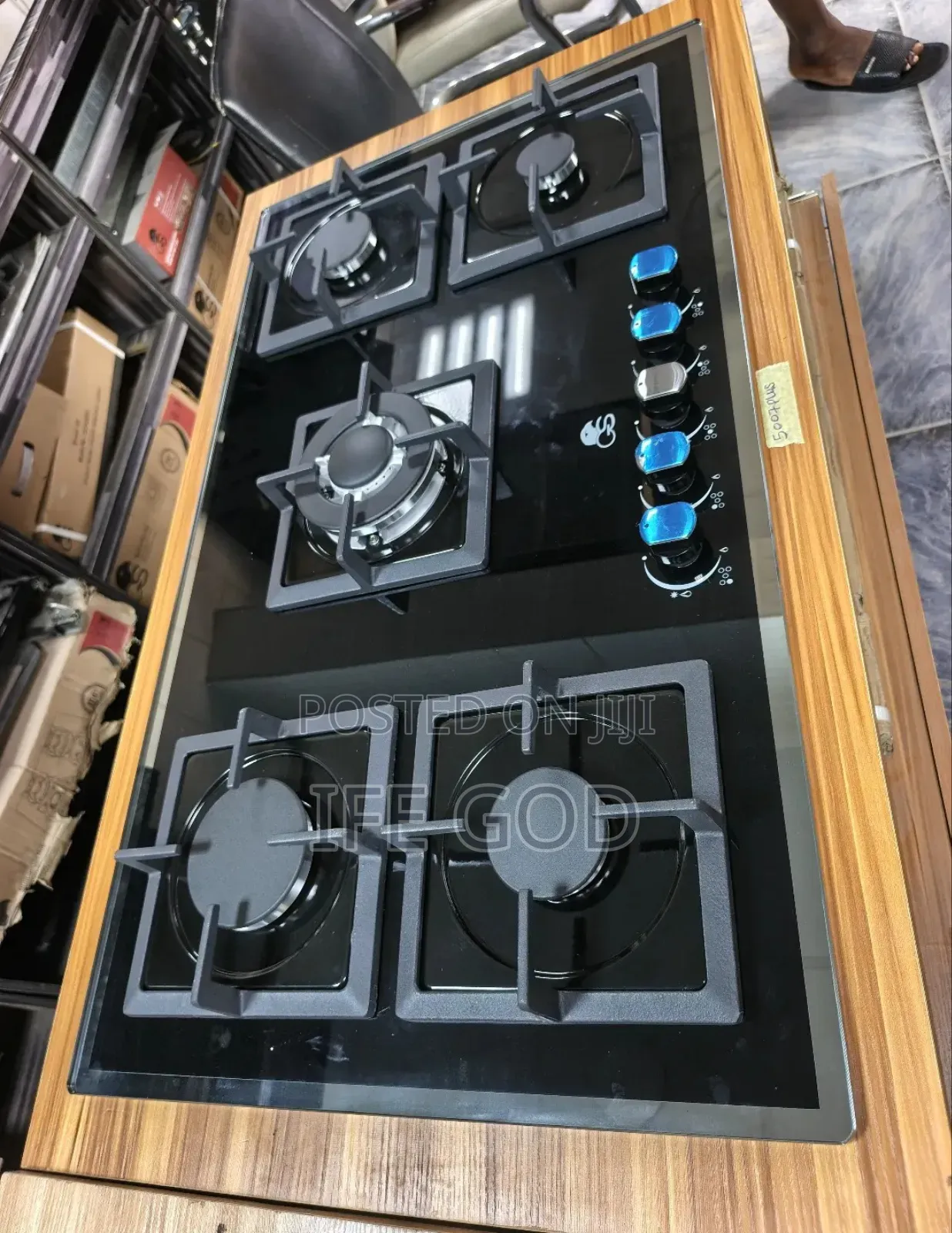 Original Gs Built-in Latest Design 5 Burners Automatic Gas Cooker Hob