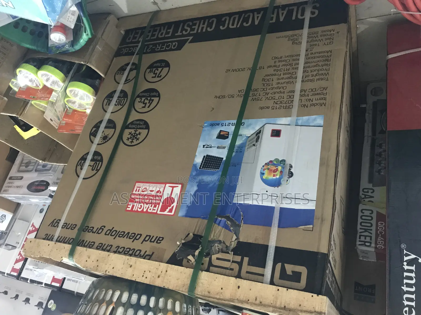 Qasa 150l Solar Ac/Dc Chest Freezer (Qcfr-215)