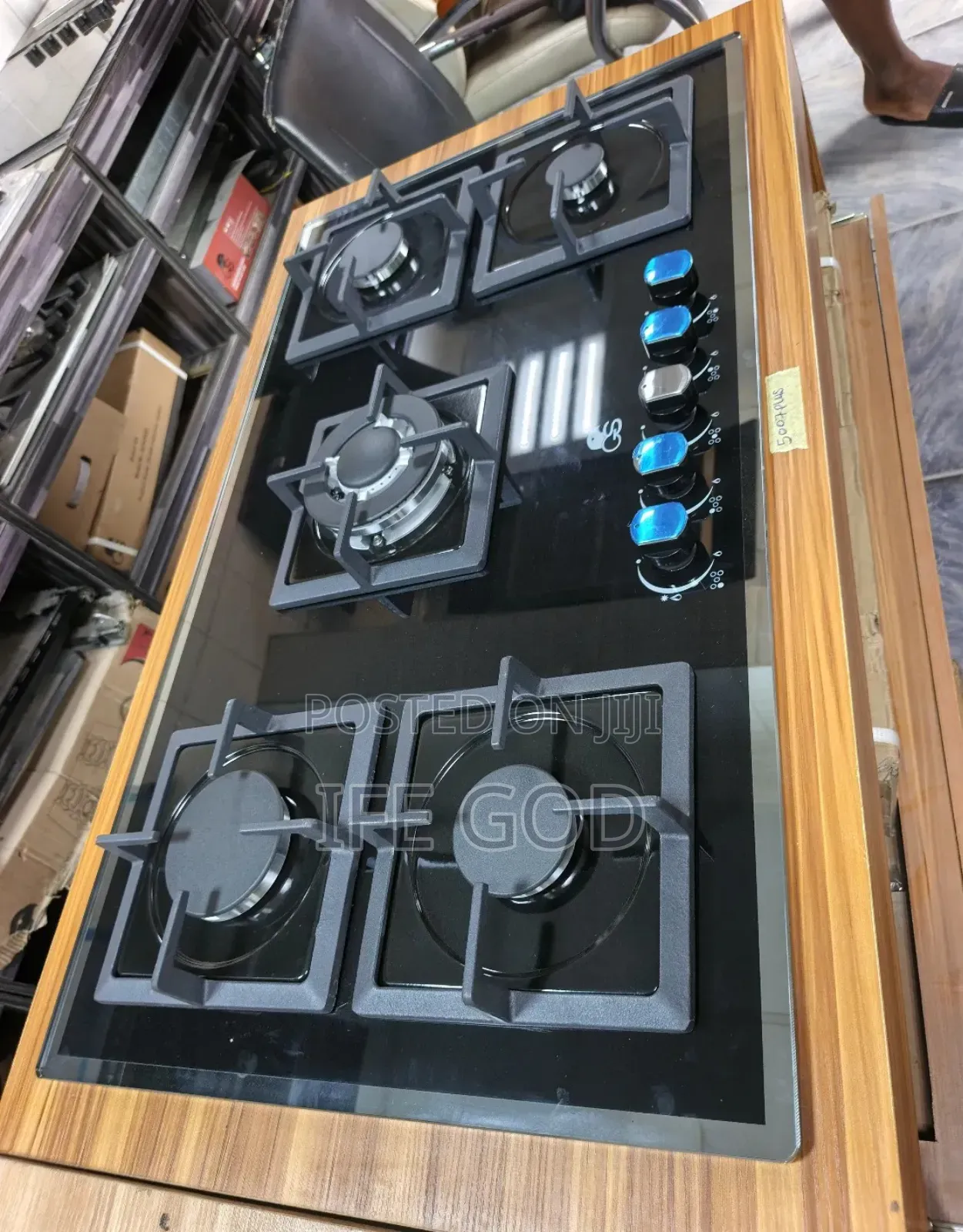 Original Gs Inbuilt Cabinet Premium Luxury 5 Burners Automatic Gas Hob