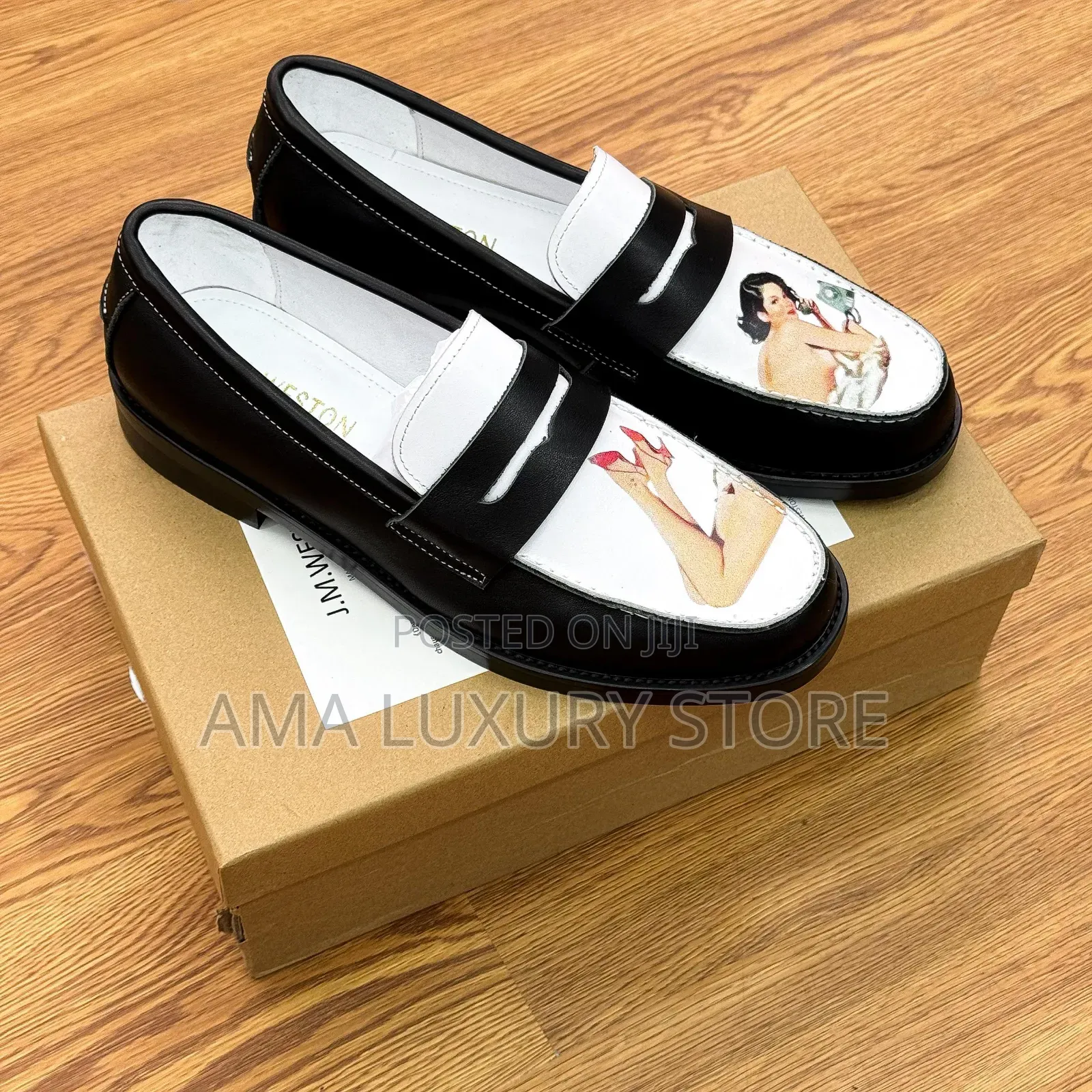 J.M Weston X Duke and Dexter Luxury Men's Penny Loafers