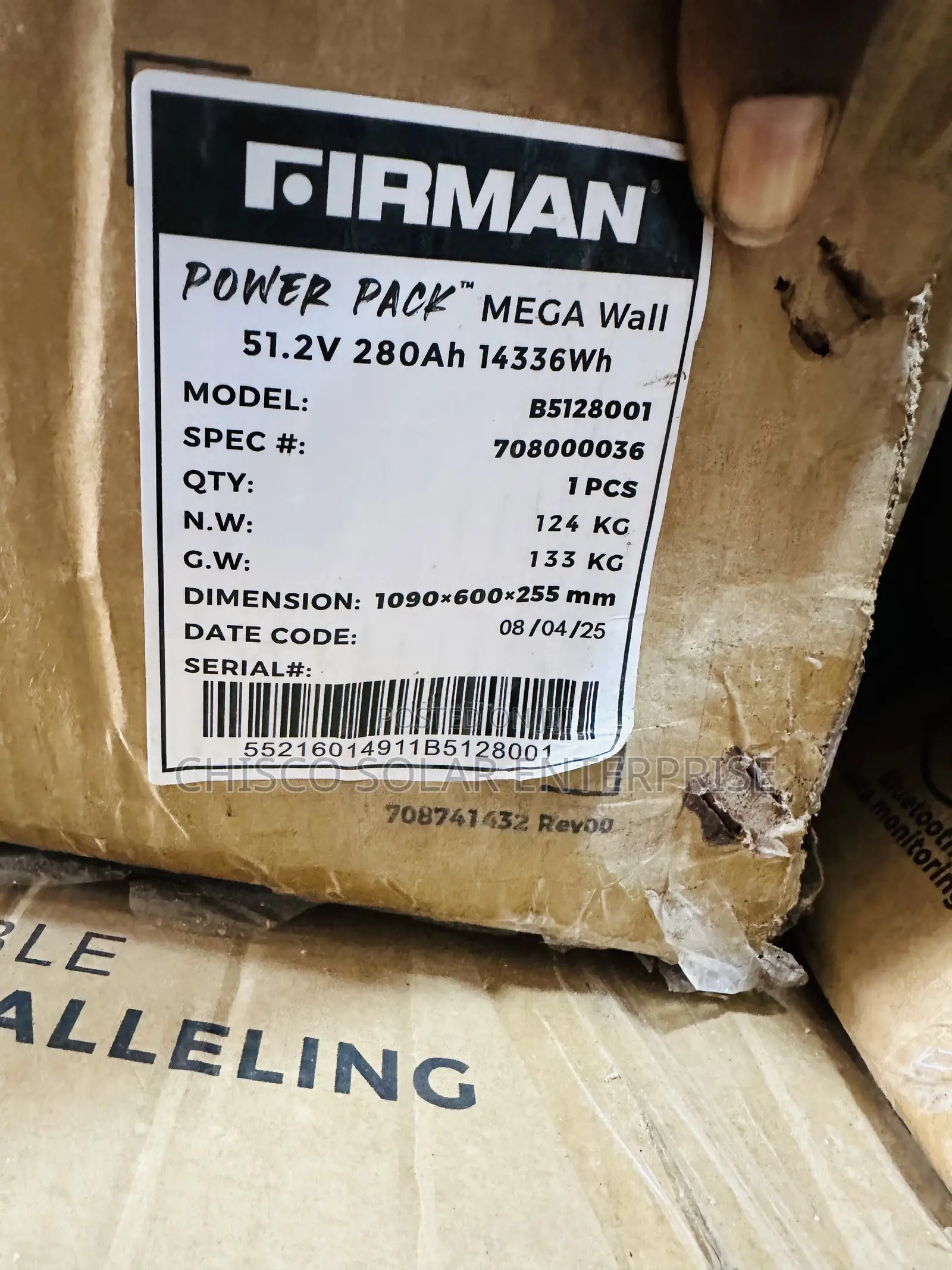 15kwh 48v Firman Lithium Battery