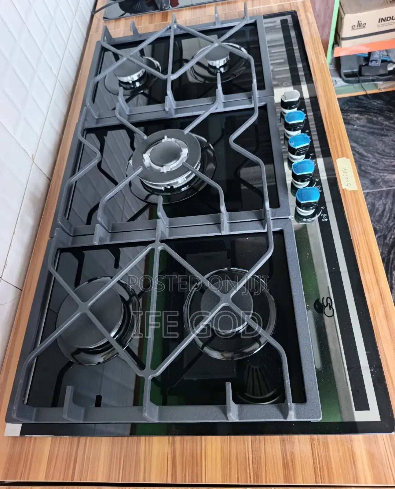 Quality Gs Built-in Cabinet or Table Top 5 Burners Gas Cooker Hob 90cm