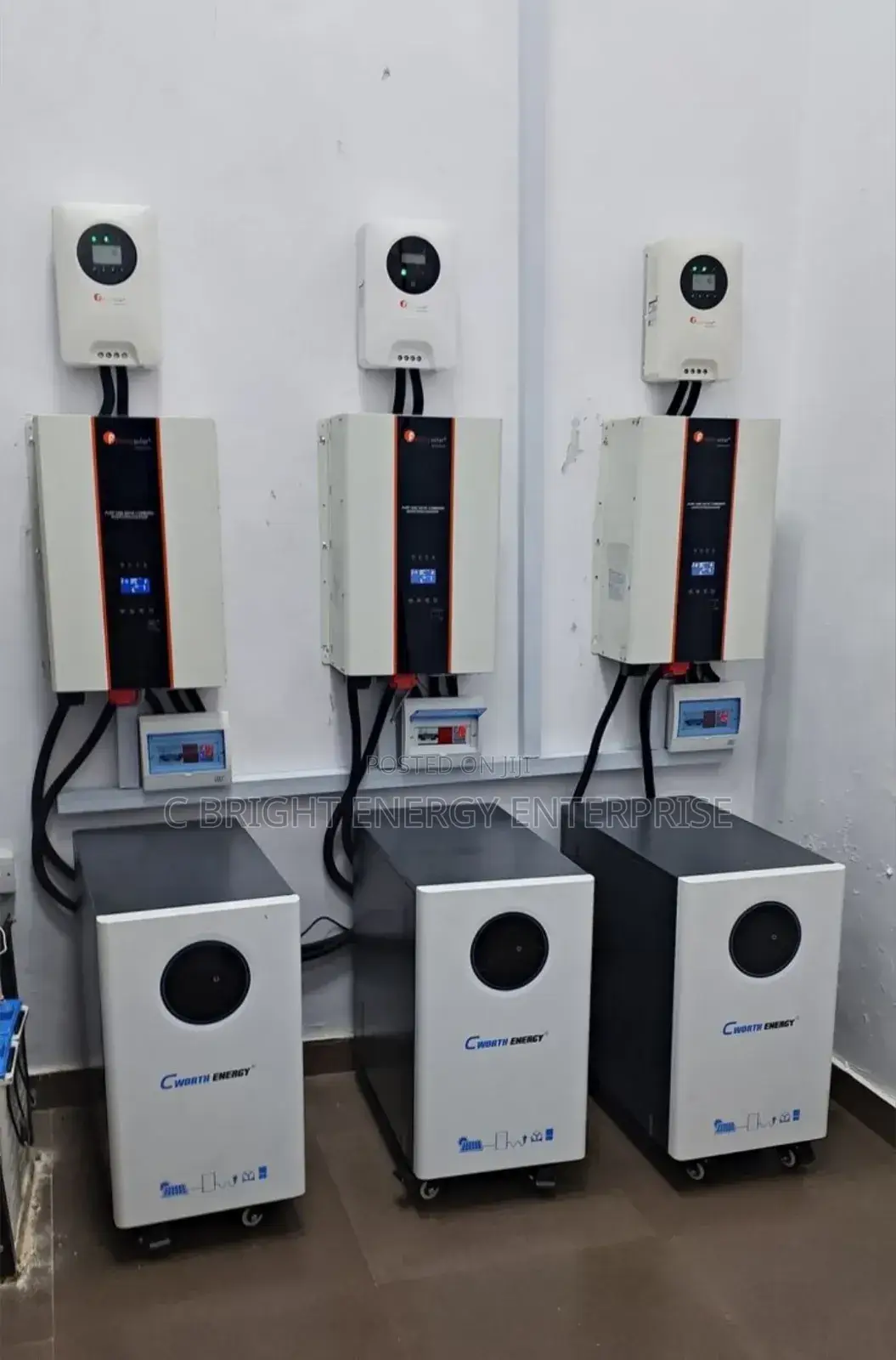 30kva Felicity Inverter +45kwh Lithium +36pics- 650watts Jinko Solar