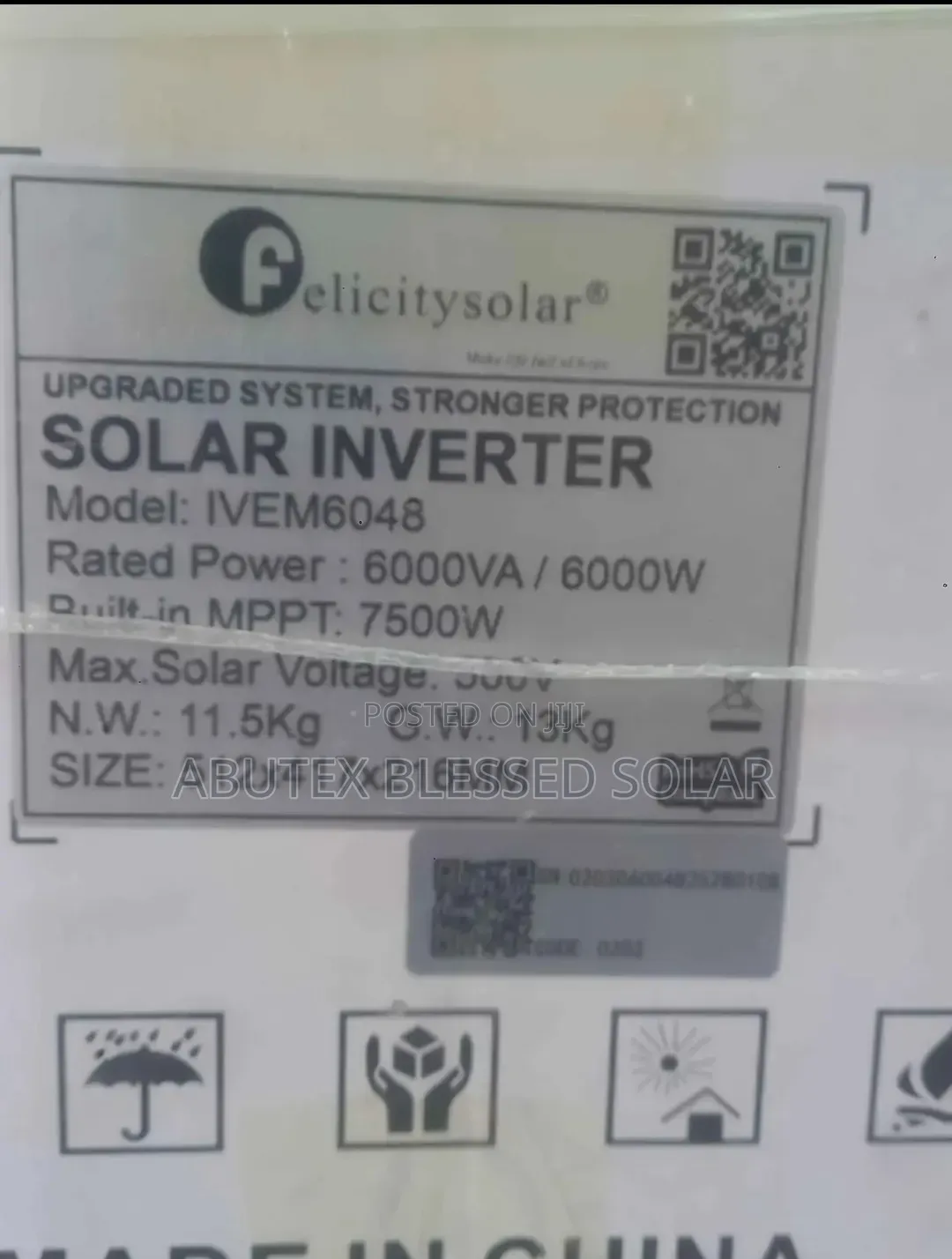 6kva 48v Felicity Solar Inverter Ivem Hybrid