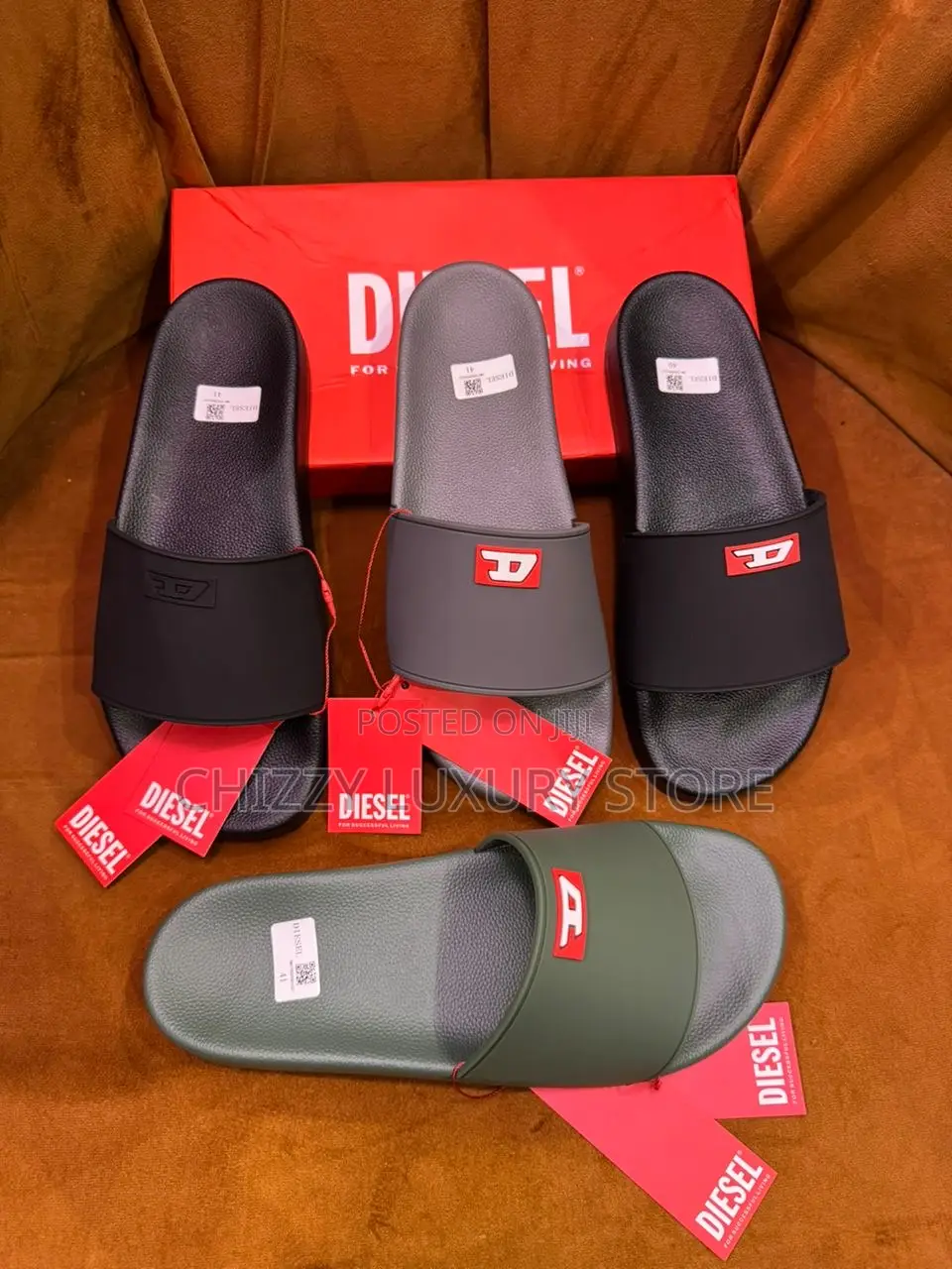 Diesel Quality Luxury Men Slippers
