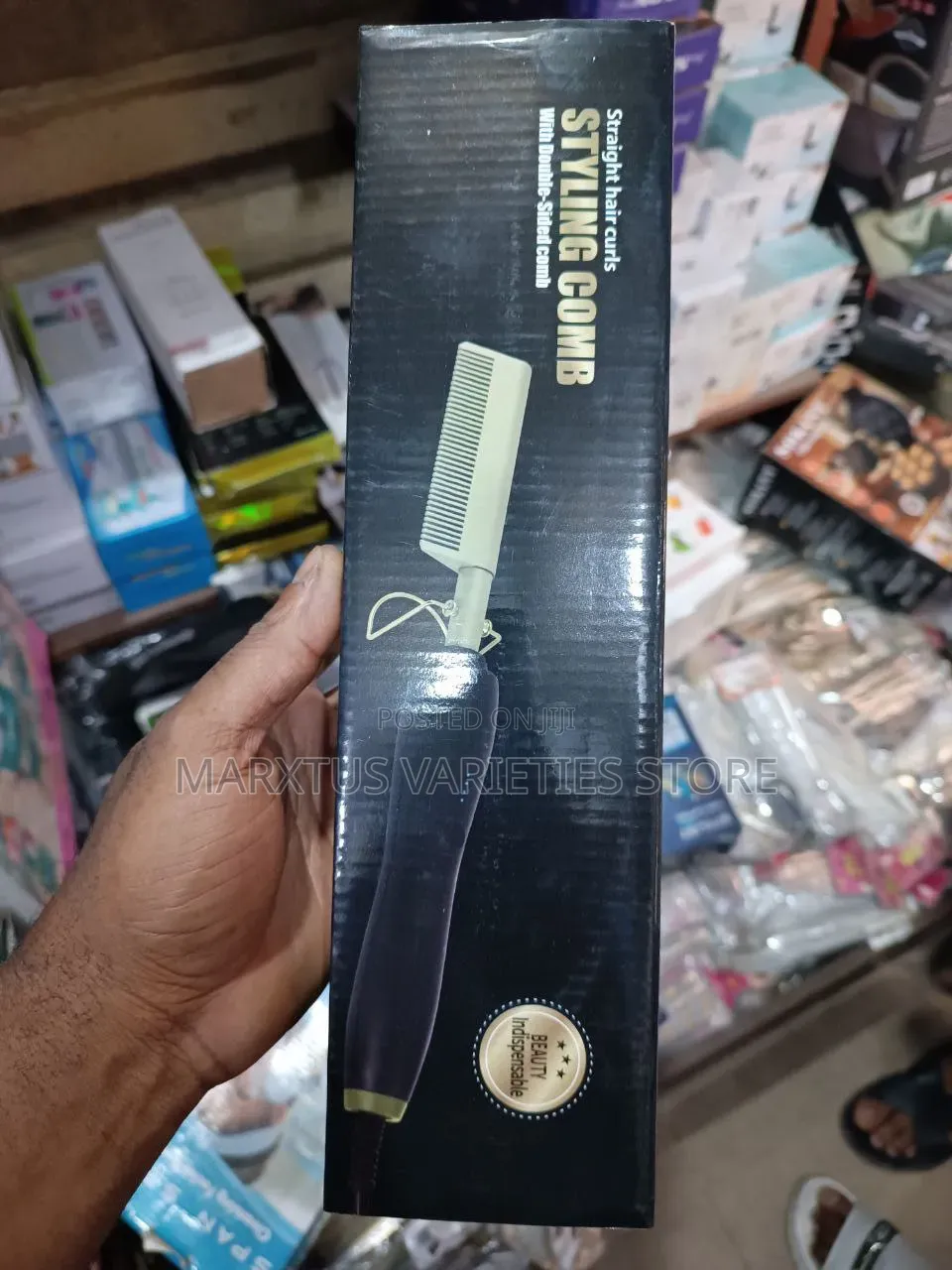 Electric Hot Comb/Curler/Straightener