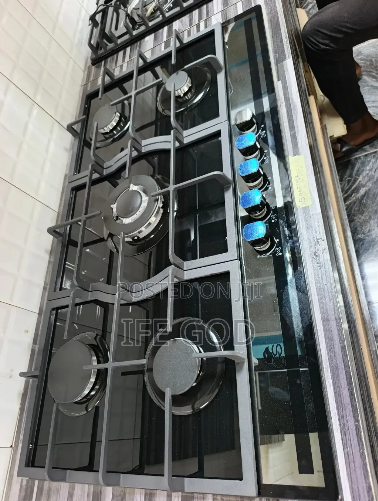 Brand New Gs Built-in Premium Quality Luxury 90cm 5 Burners Gas Cooker