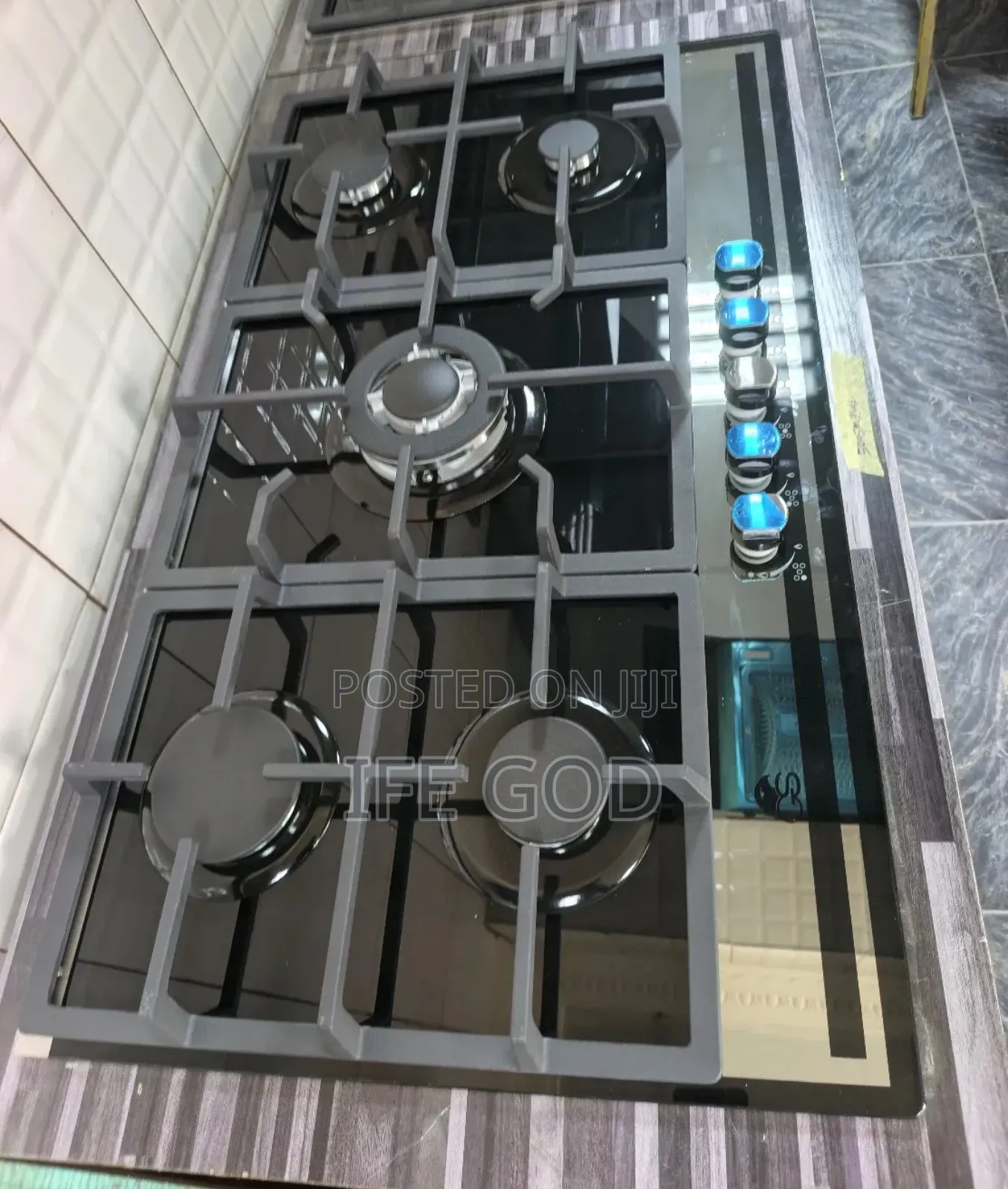 (Original Gs Inbuilt Premium Luxury 5 Burners Gas Cooker Hob 60x90cm)
