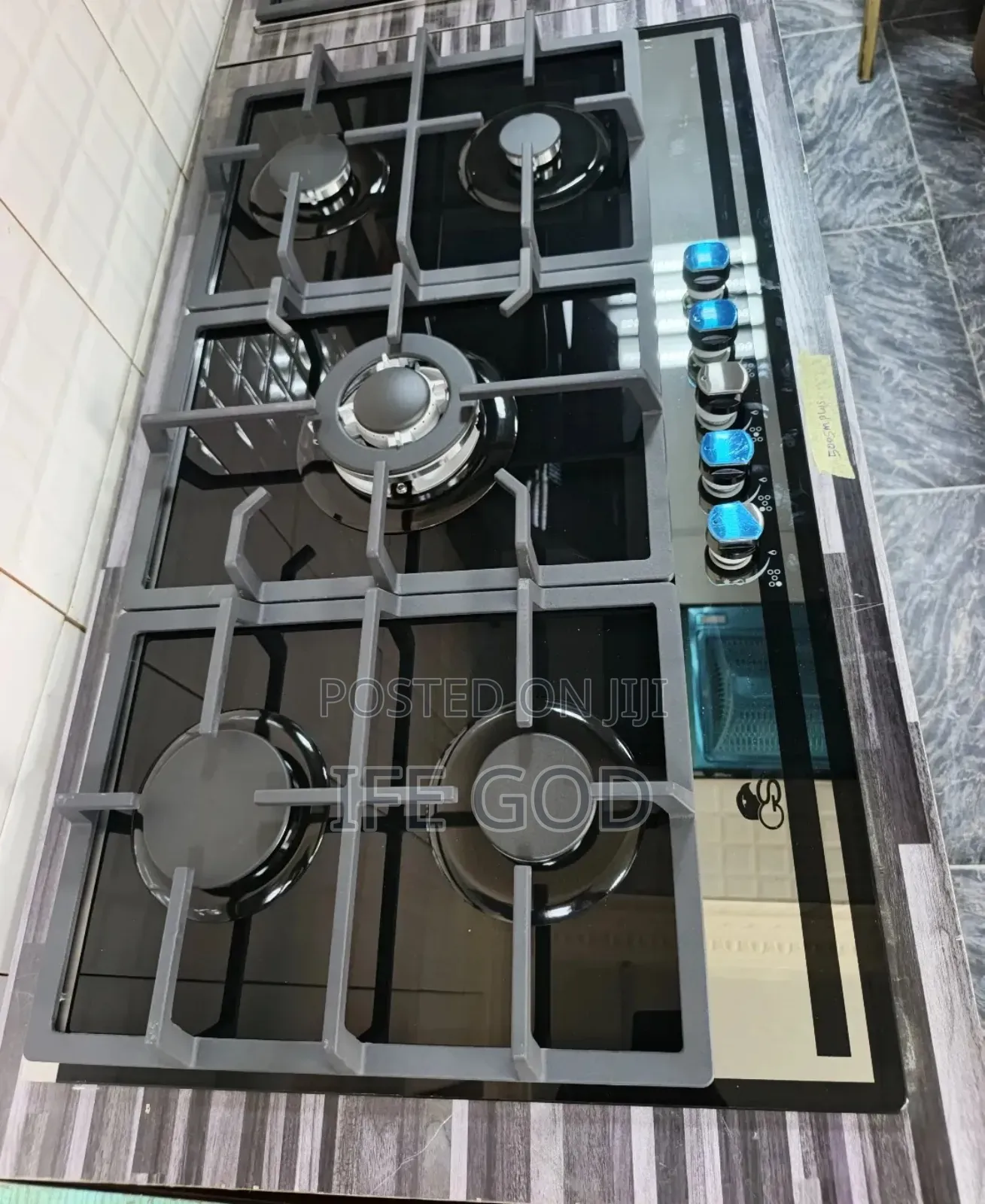 (Original Gs Inbuilt Premium Luxury 5 Burners Gas Cooker Hob 60x90cm)