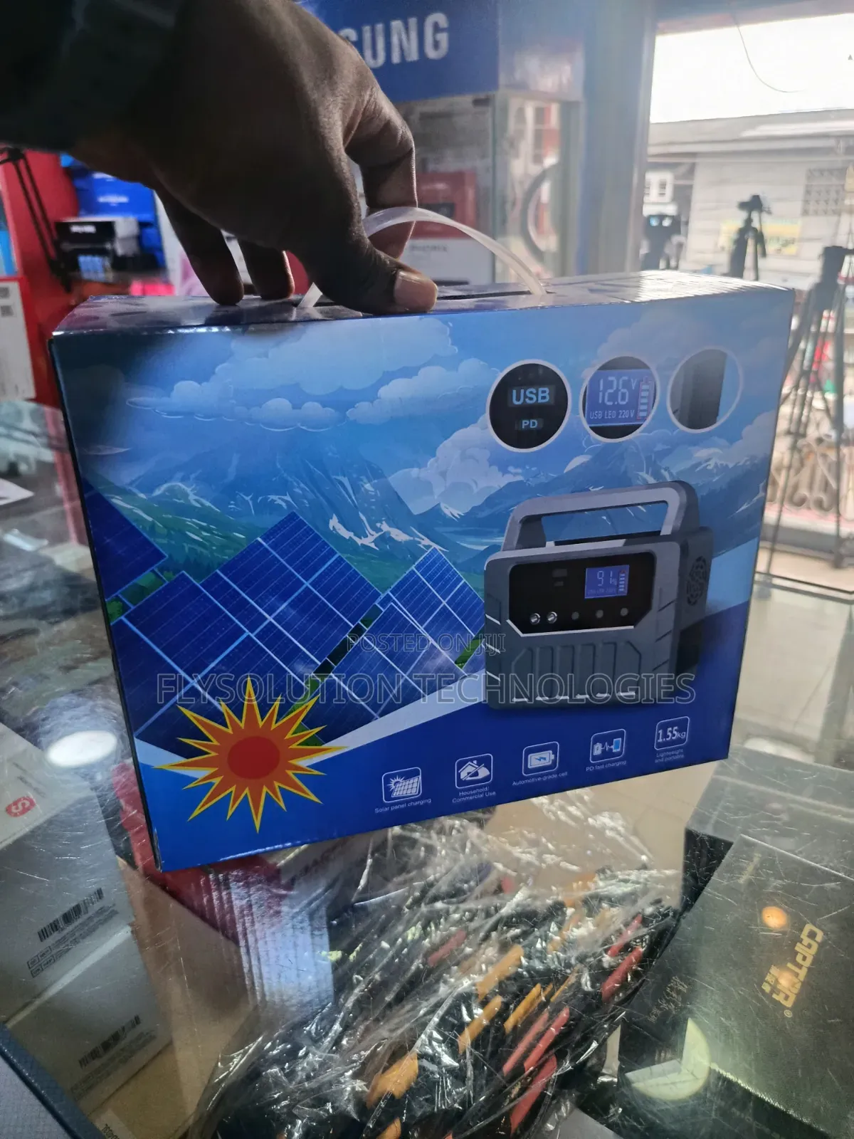 300w Portable Power Bank Solar Generator Laptop Power Bank